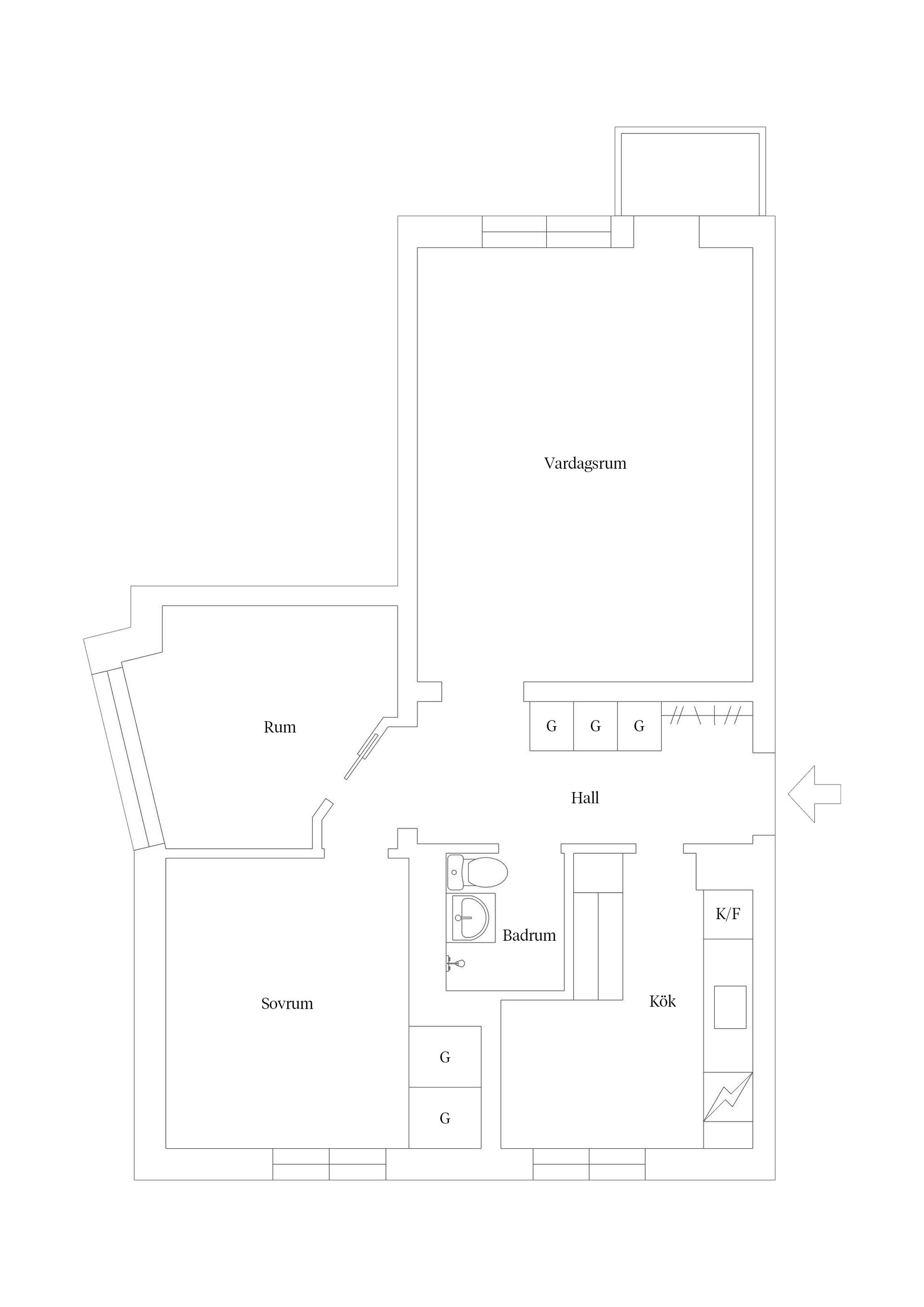 Bostadsrätt, Ymergatan 13E, Fålhagen, Uppsala
