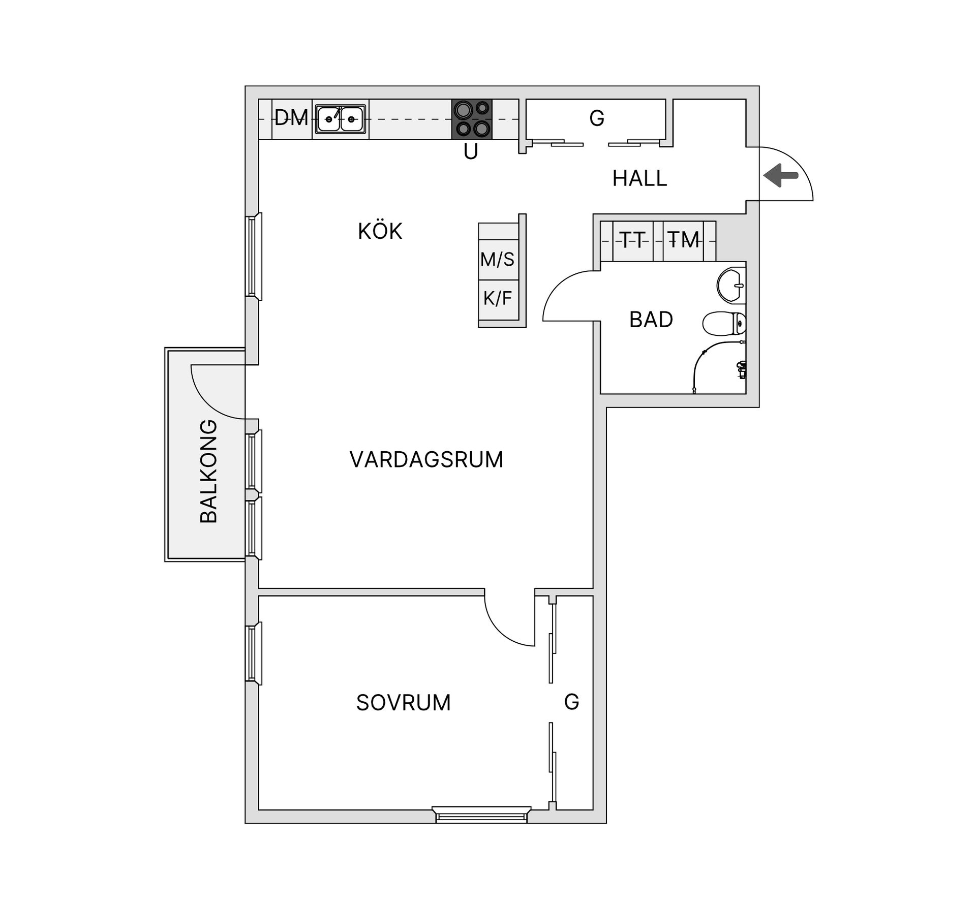 Bostadsrätt, Jarl Kulles gata 1, Örnsberg/Aspudden, Stockholm
