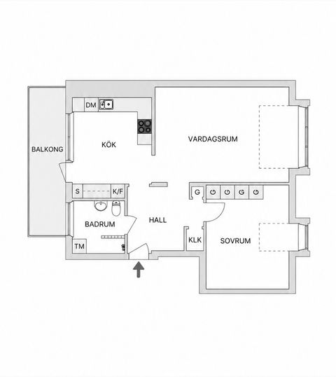Bostadsrätt, Bildesgatan 3A, S:t Knut, Malmö