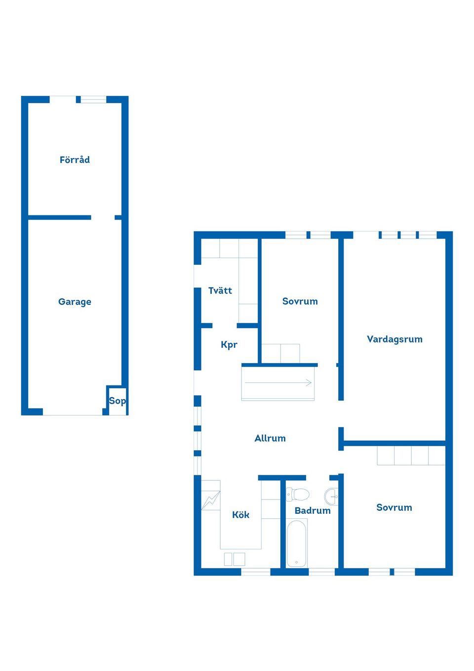 Radhus, Ekhovsvägen 29, Strängnäs