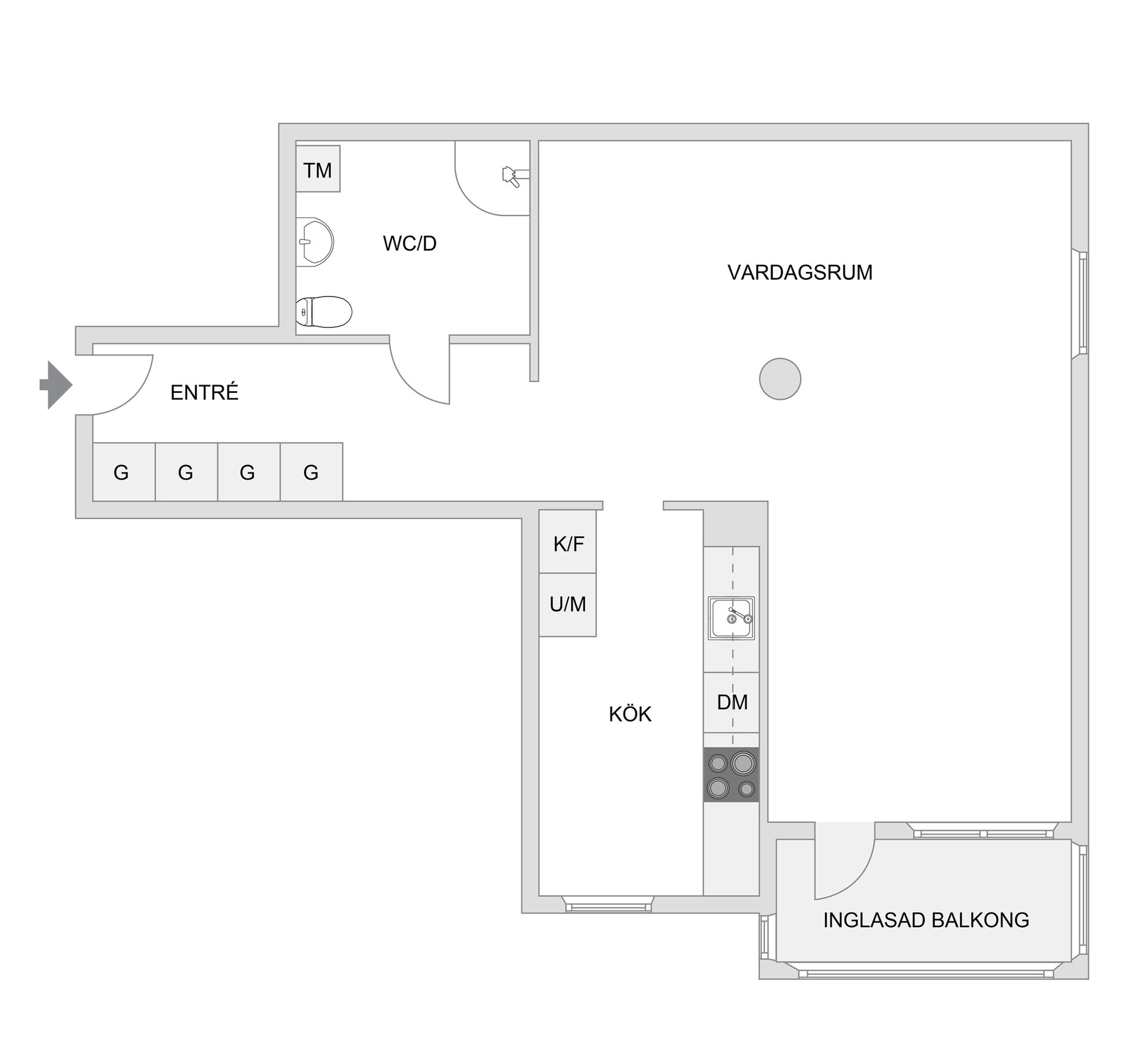 Bostadsrätt, Horsensgatan 28, Rud, Karlstad