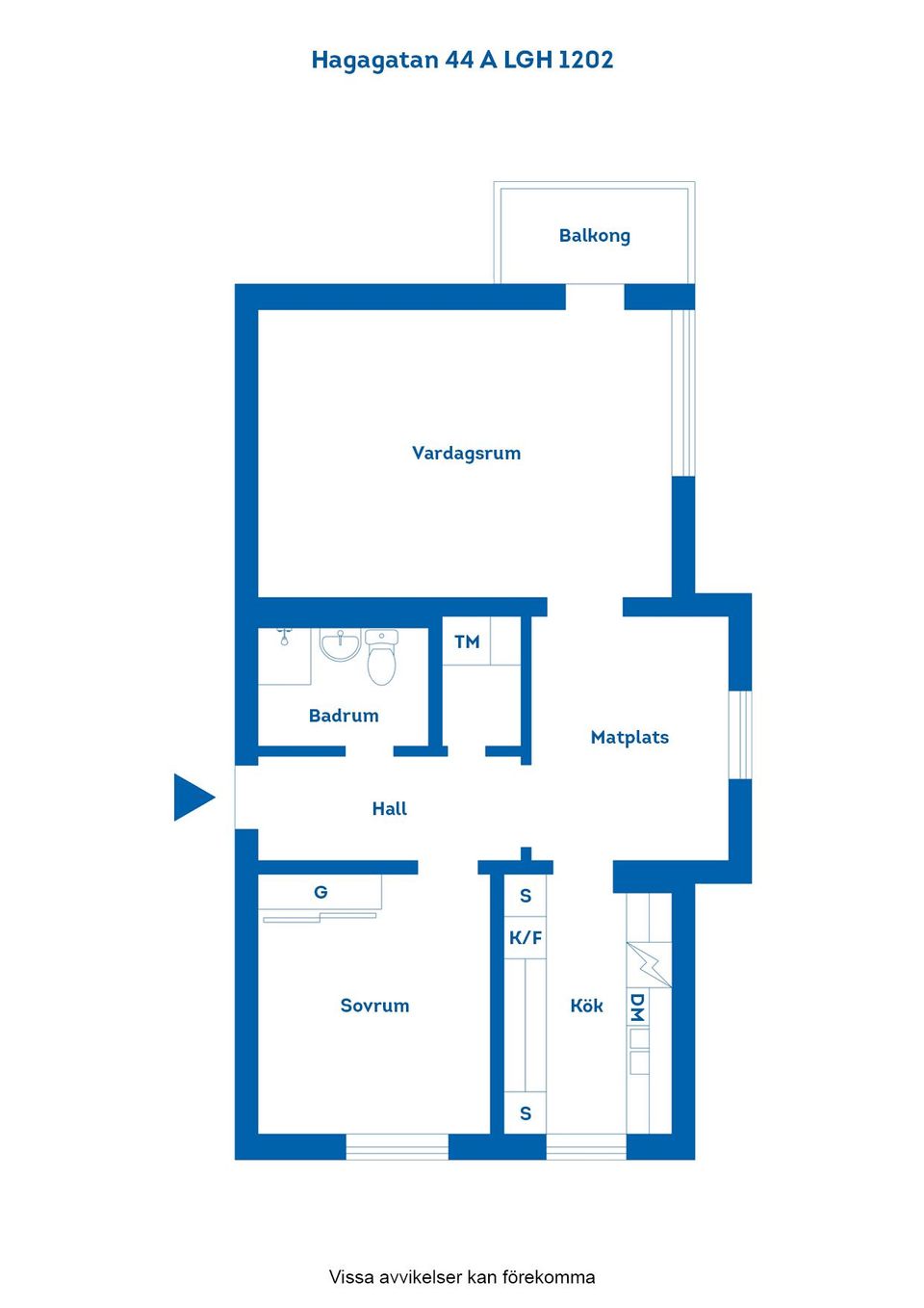 Bostadsrätt, Hagagatan 44 A, Haga, Norrköping