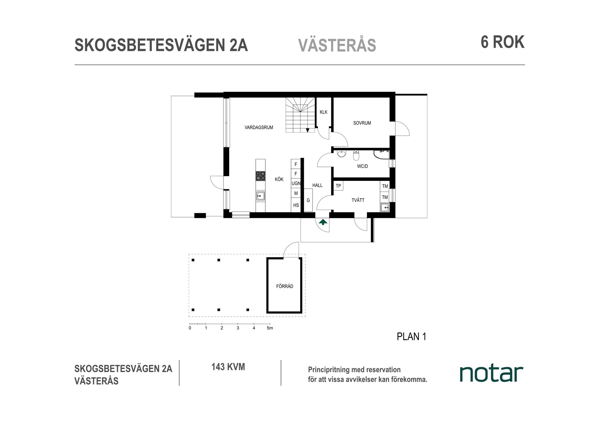 Radhus, Skogsbetesvägen 2A, Gäddeholm, Västerås