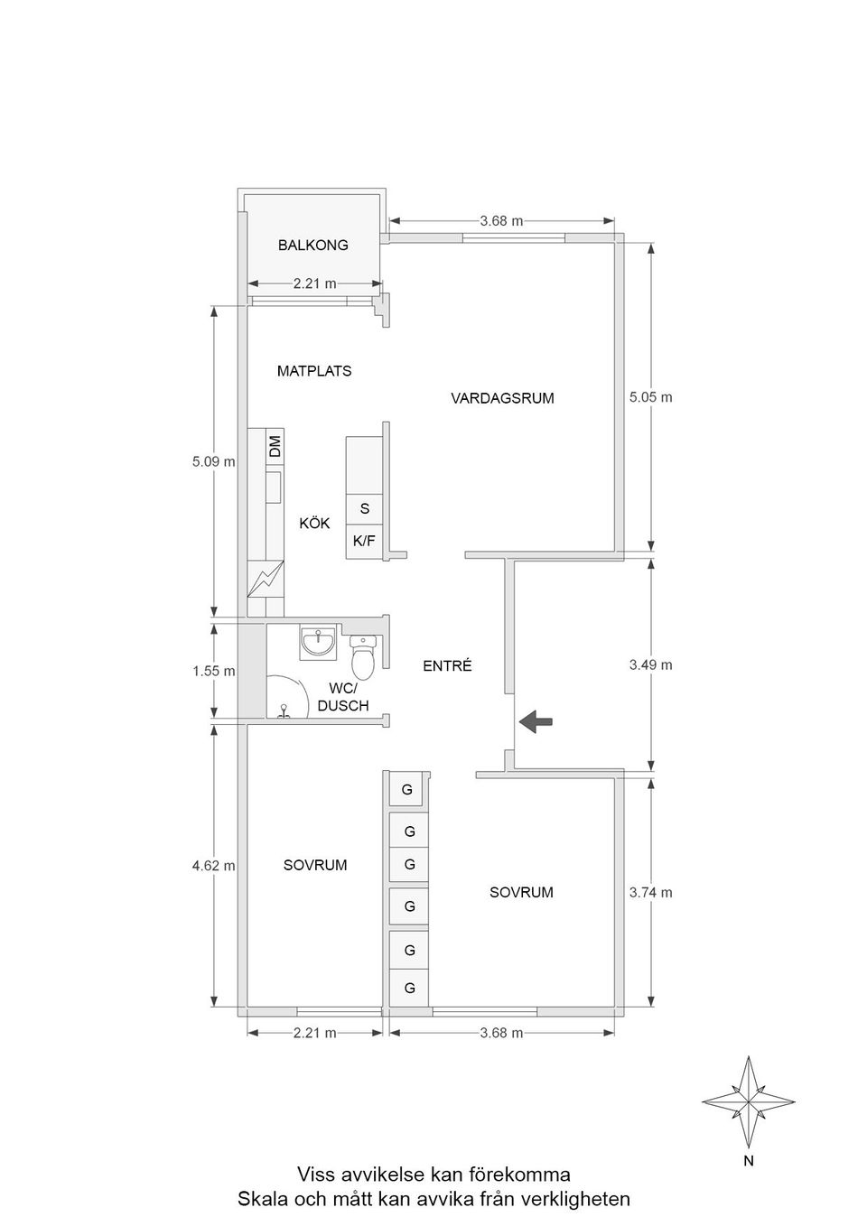 Bostadsrätt, Klostergatan 10, Centrum, Kungälv