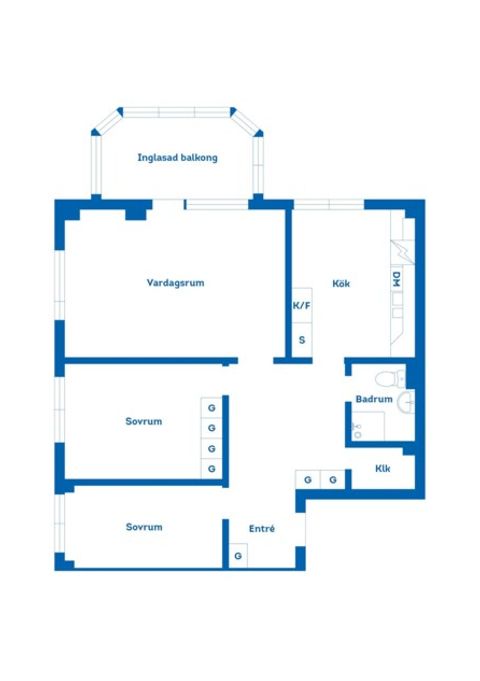 Bostadsrätt, Kålhagsgatan 4B, Söder, Gävle