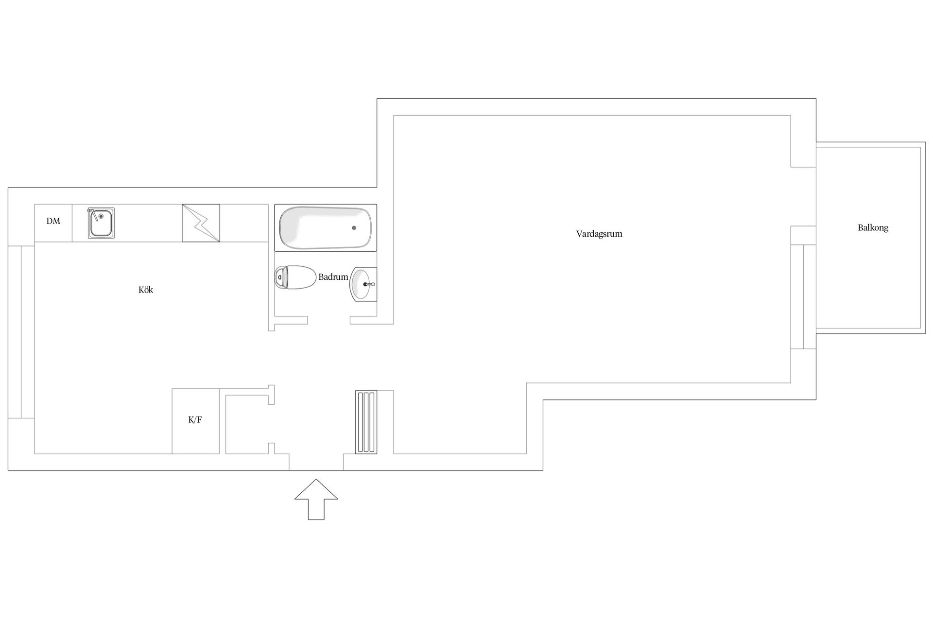 Bostadsrätt, Linnégatan 65A, Limhamn, Malmö