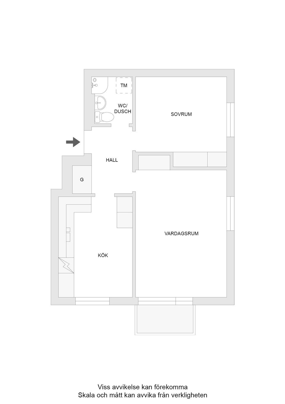 Bostadsrätt, Bergsgatan 90, Enköping