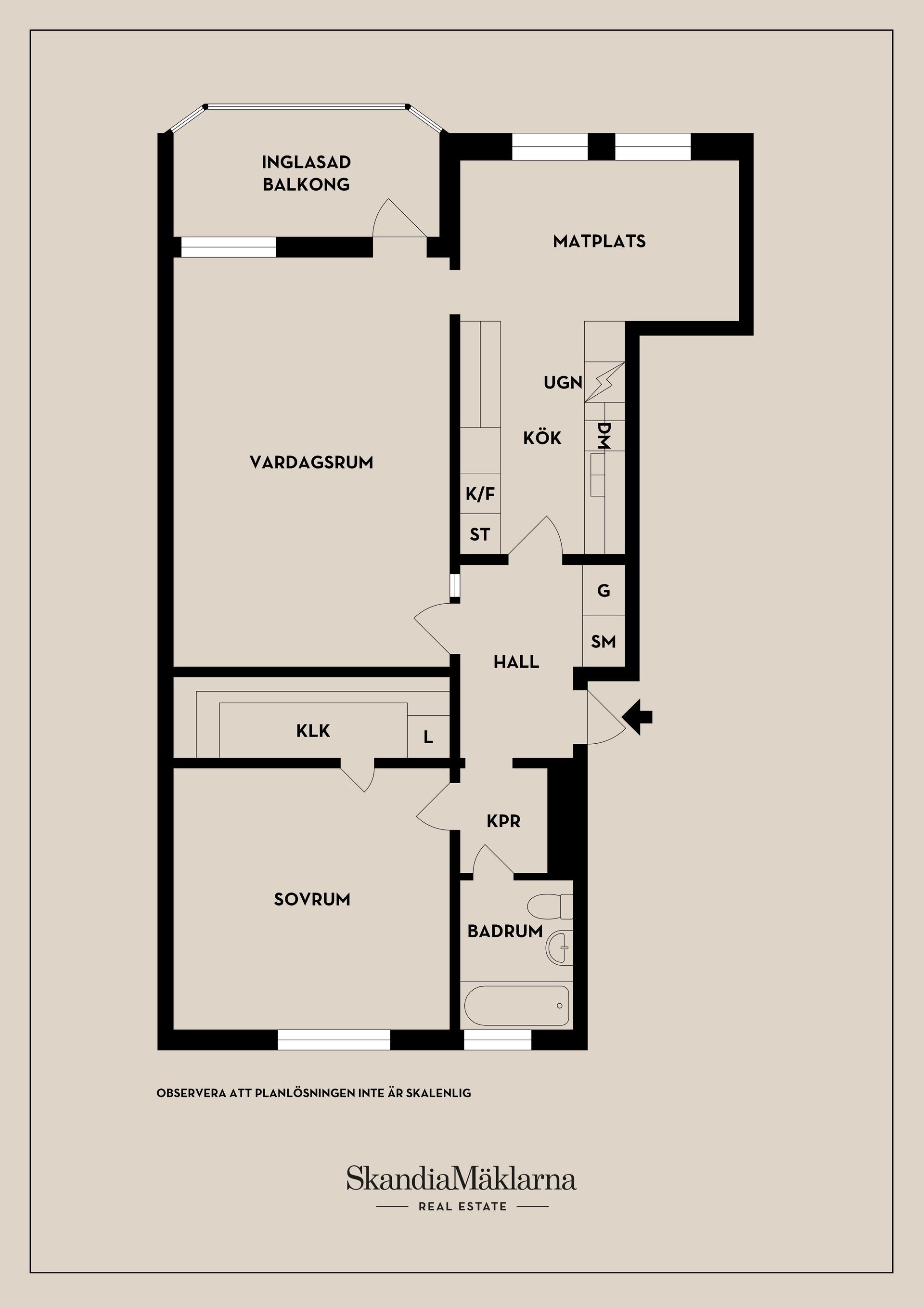 Bostadsrätt, Utgårdsvägen 26, Haninge