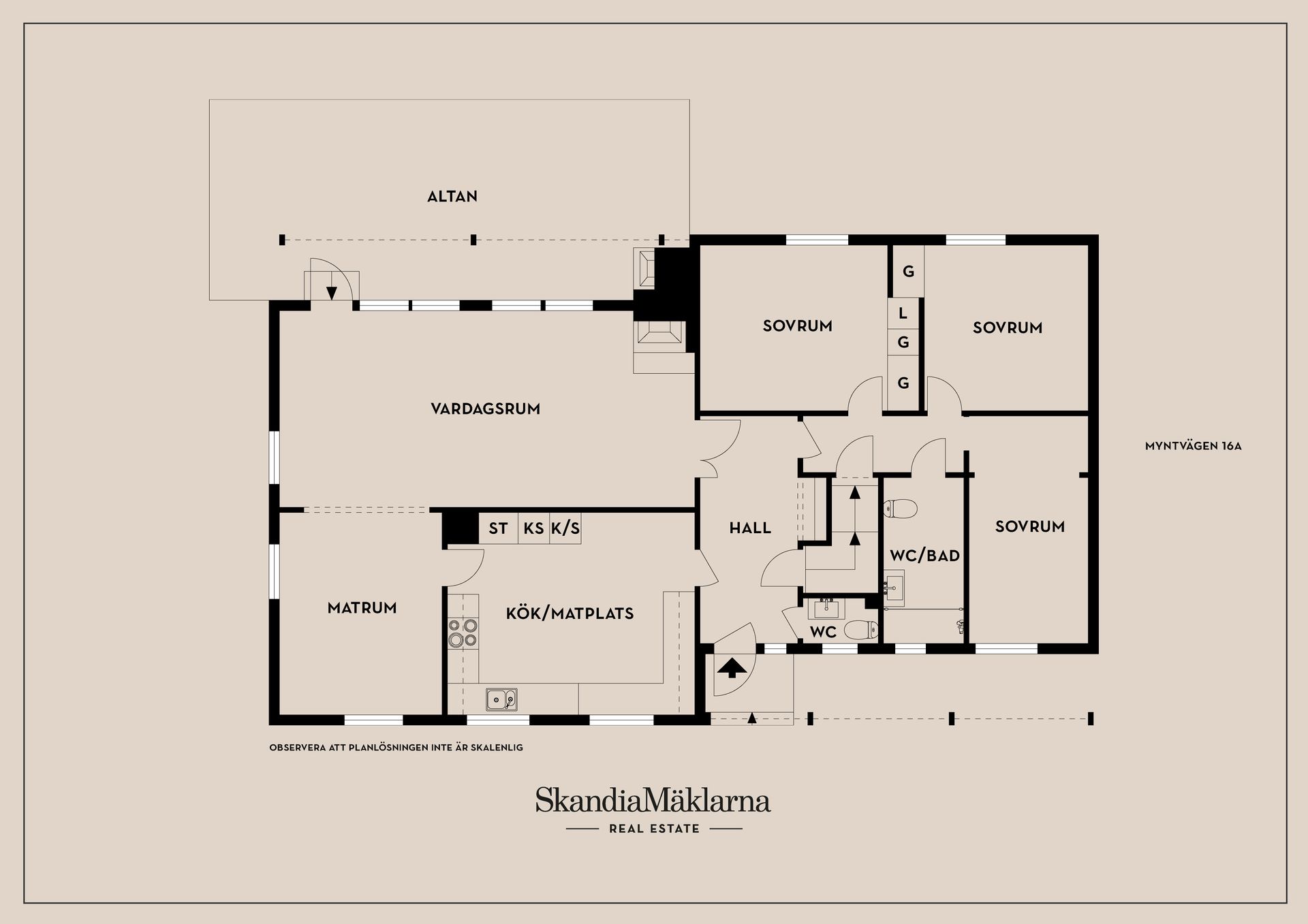 Villa, Myntvägen 16A, Skälby, Järfälla