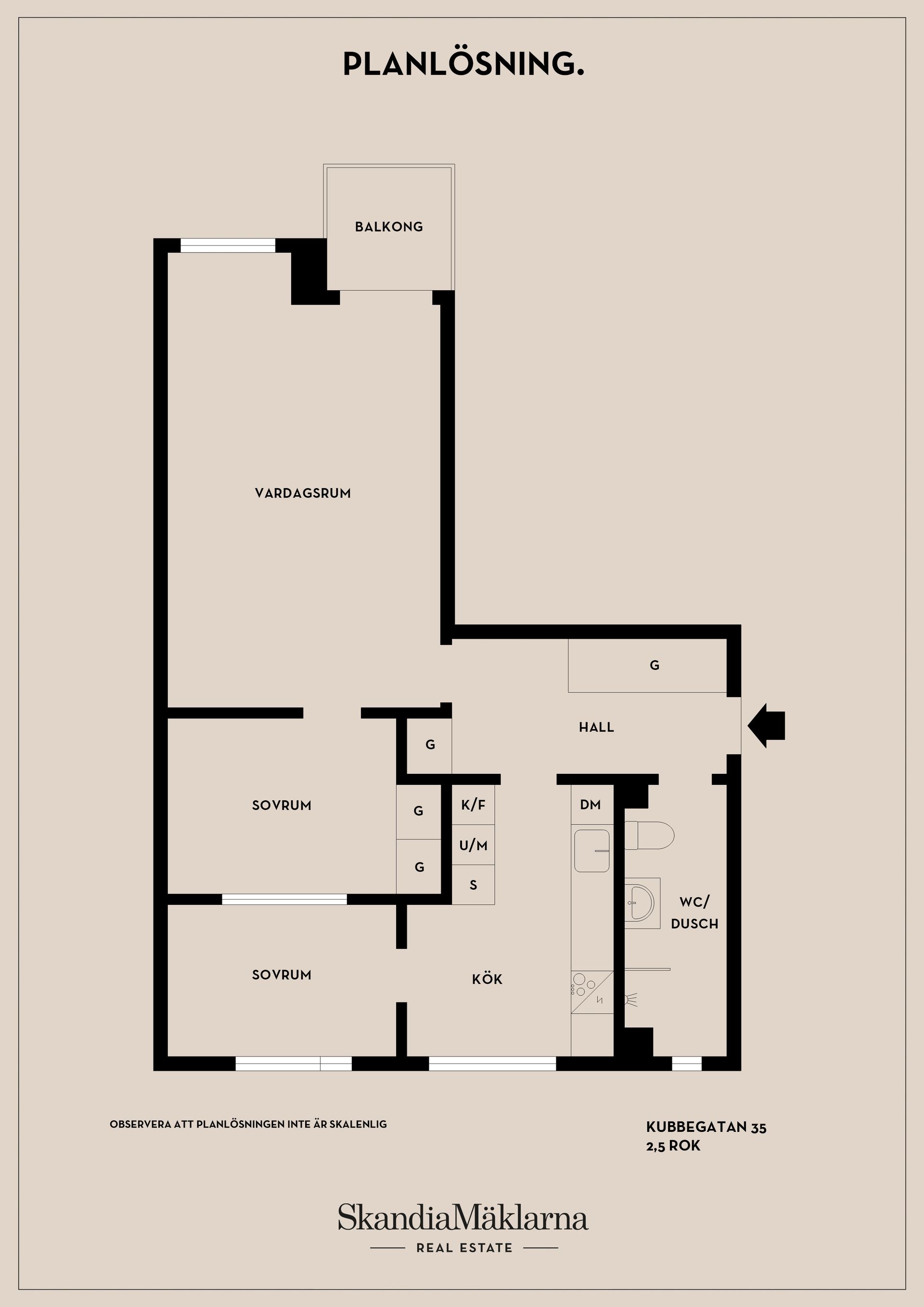 Bostadsrätt, Kubbegatan 35, Sköndals Centrum, Stockholm