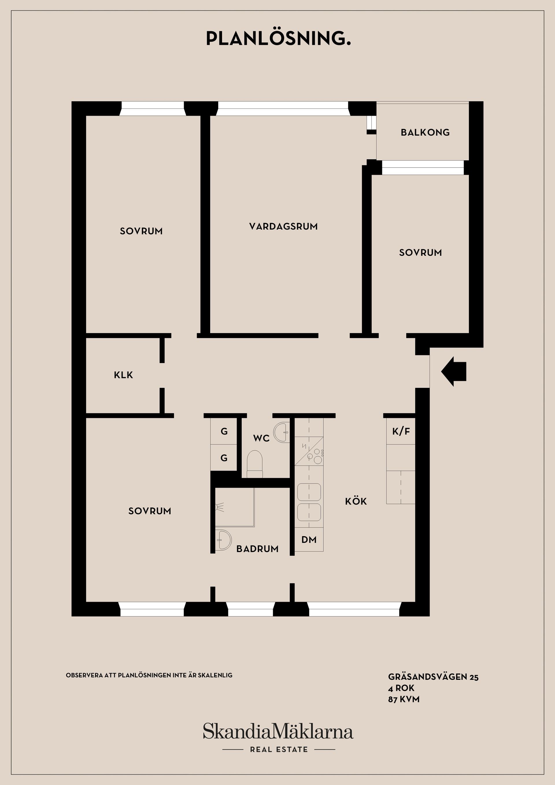 Bostadsrätt, Gräsandsvägen 25, Fagersjö, Stockholm