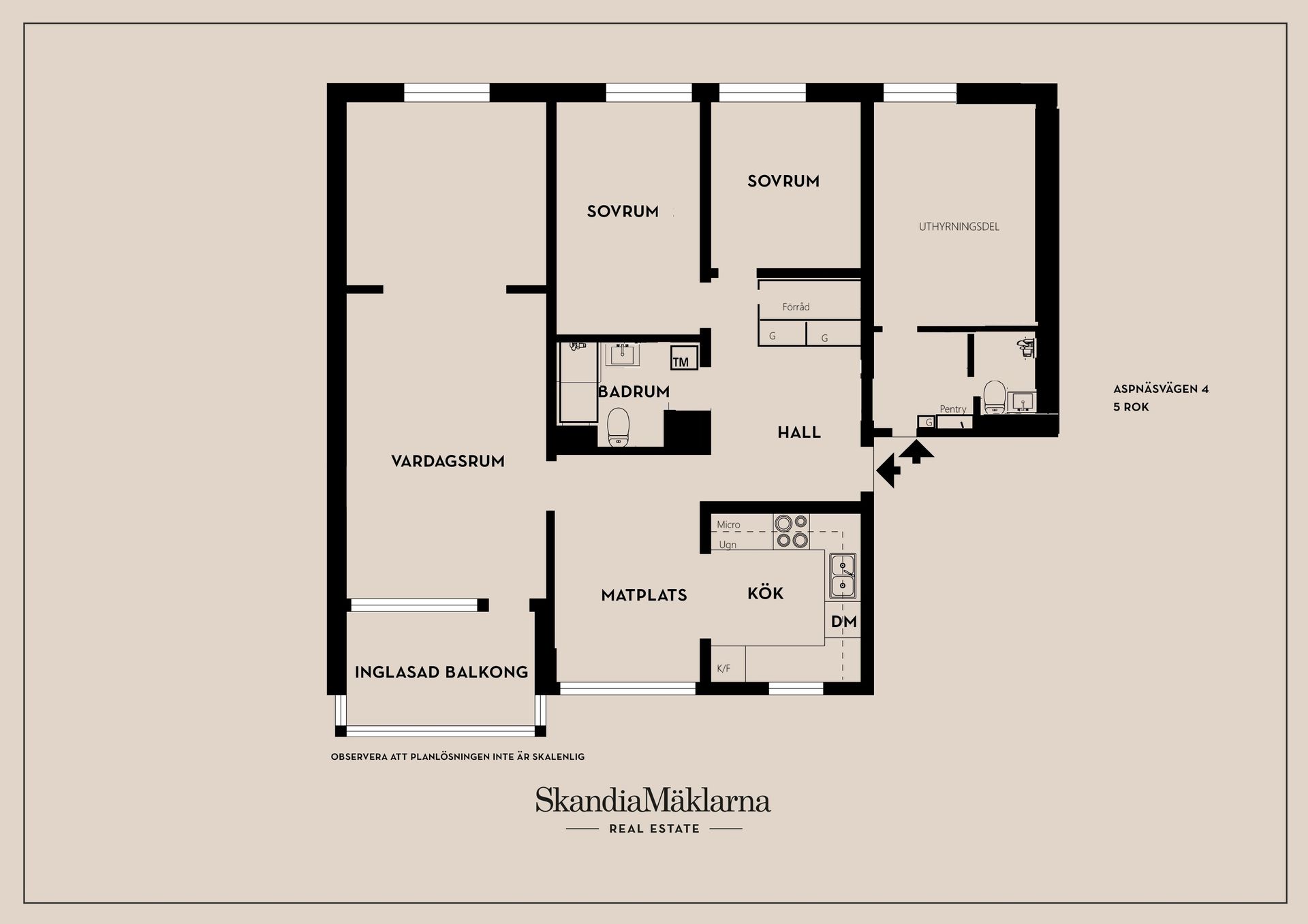 Bostadsrätt, Aspnäsvägen 4, Jakobsberg, Järfälla
