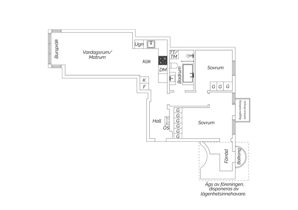 Bostadsrätt, Sankt Eriksgatan 1, 1,5 tr, Kungsholmen, Stockholm