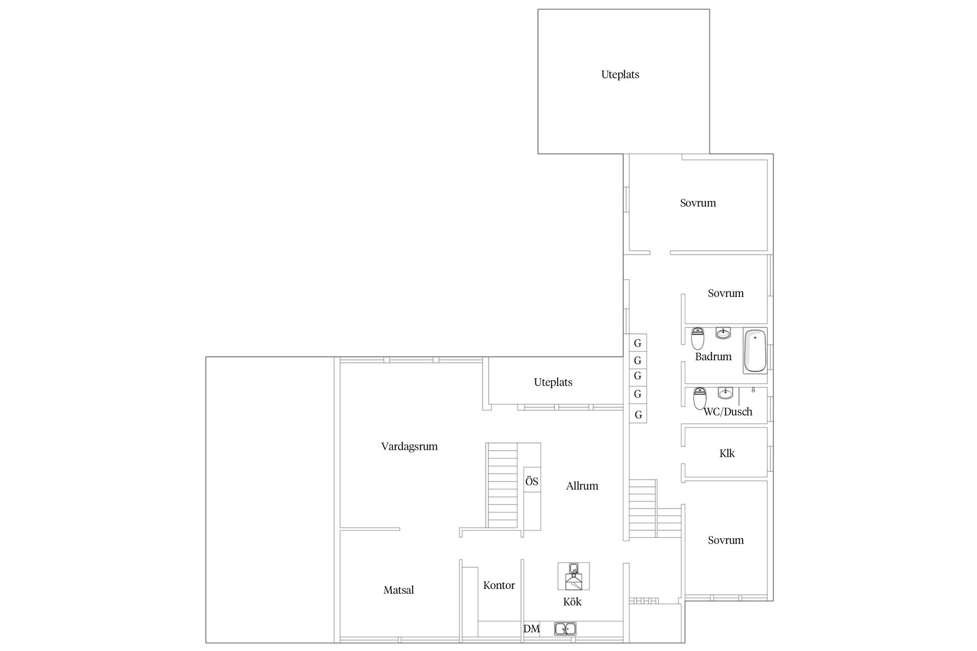 Villa, Nydalavägen 7, Araby, Växjö