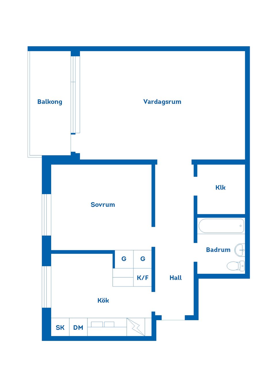 Bostadsrätt, Eleonoragatan 7B, Norr, Eskilstuna