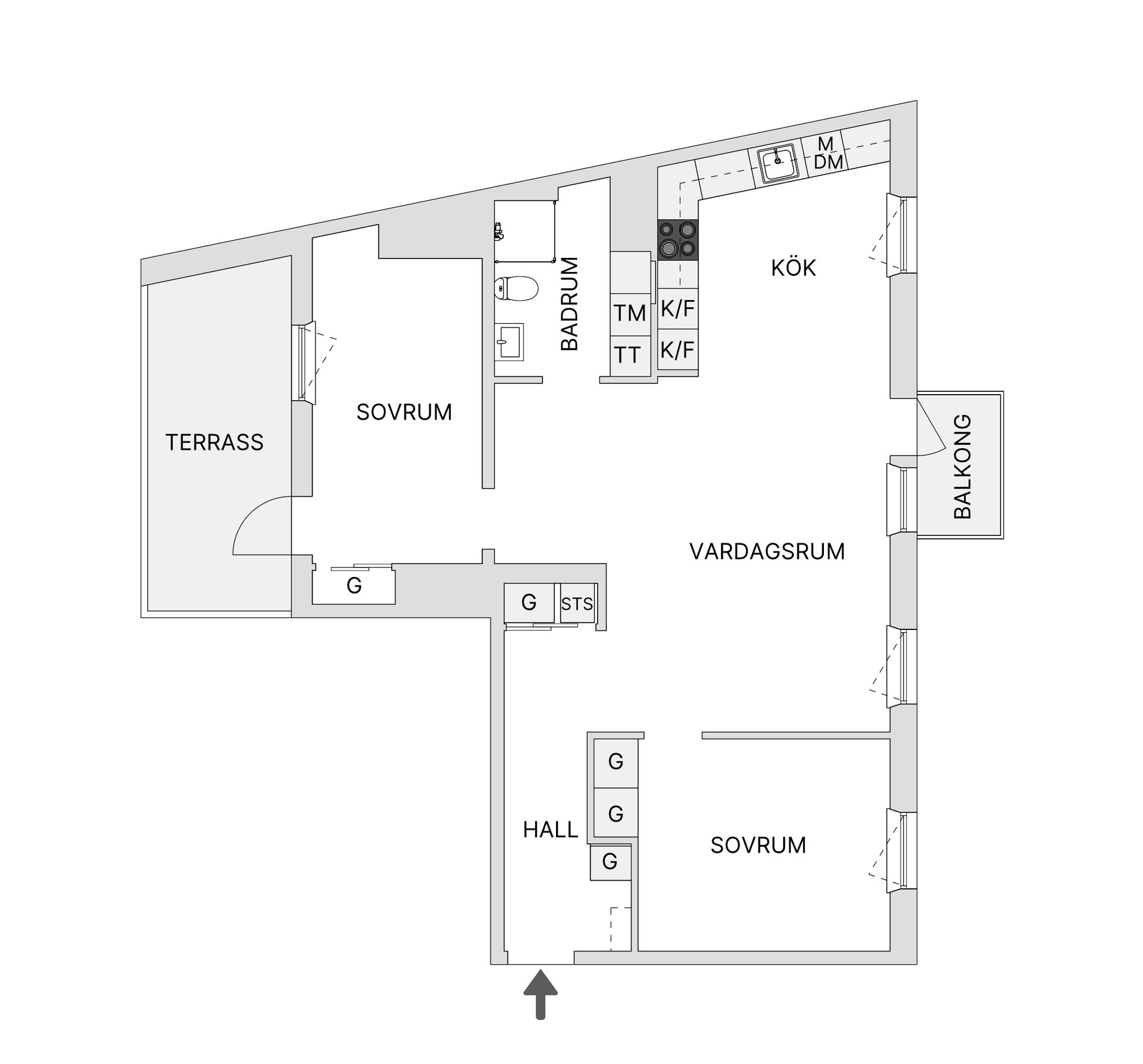 Bostadsrätt, Nina Einhorns Gata 6, 6 tr, Hagastaden Vasastan, Stockholm