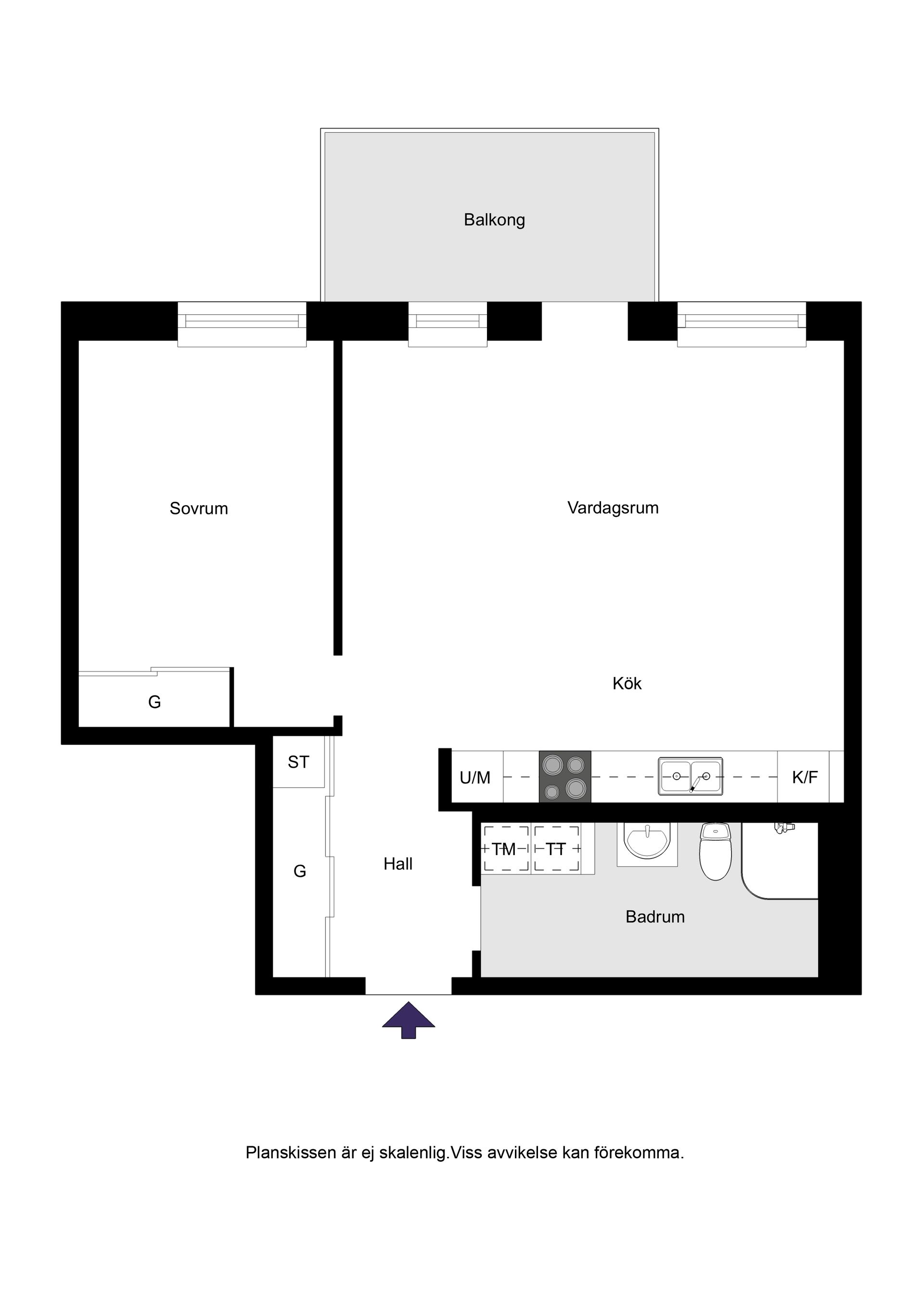 Bostadsrätt, Signalgången 1, Centrala Halmstad - Väster, Halmstad
