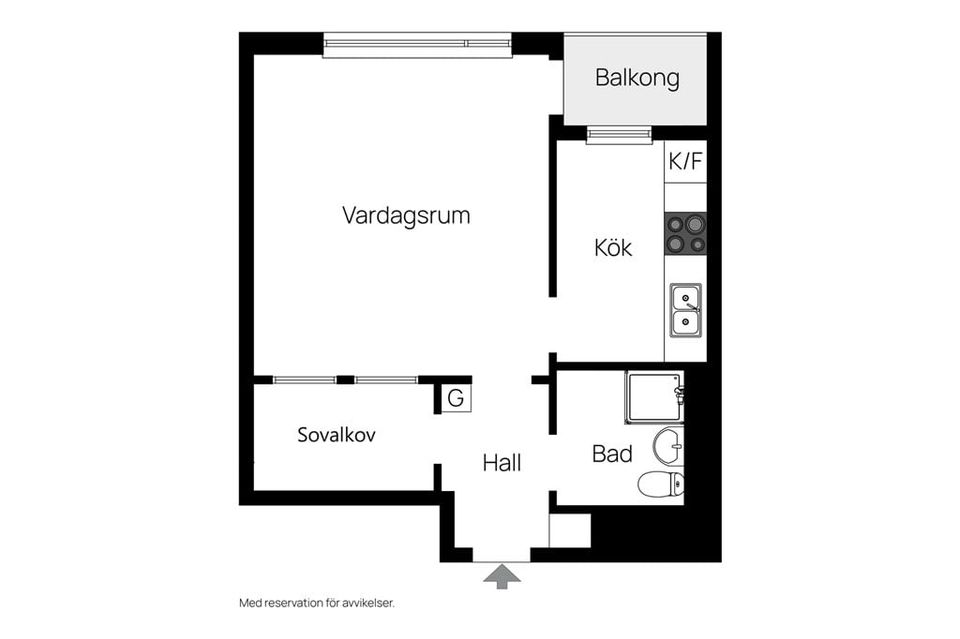 Bostadsrätt, Drakenbergsgatan 4, Hornstull / Södermalm, Stockholm