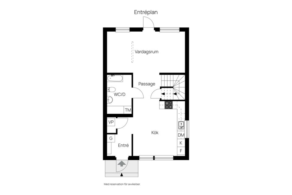 Radhus, Spireastigen 10B, Kristineslätt, Falkenberg