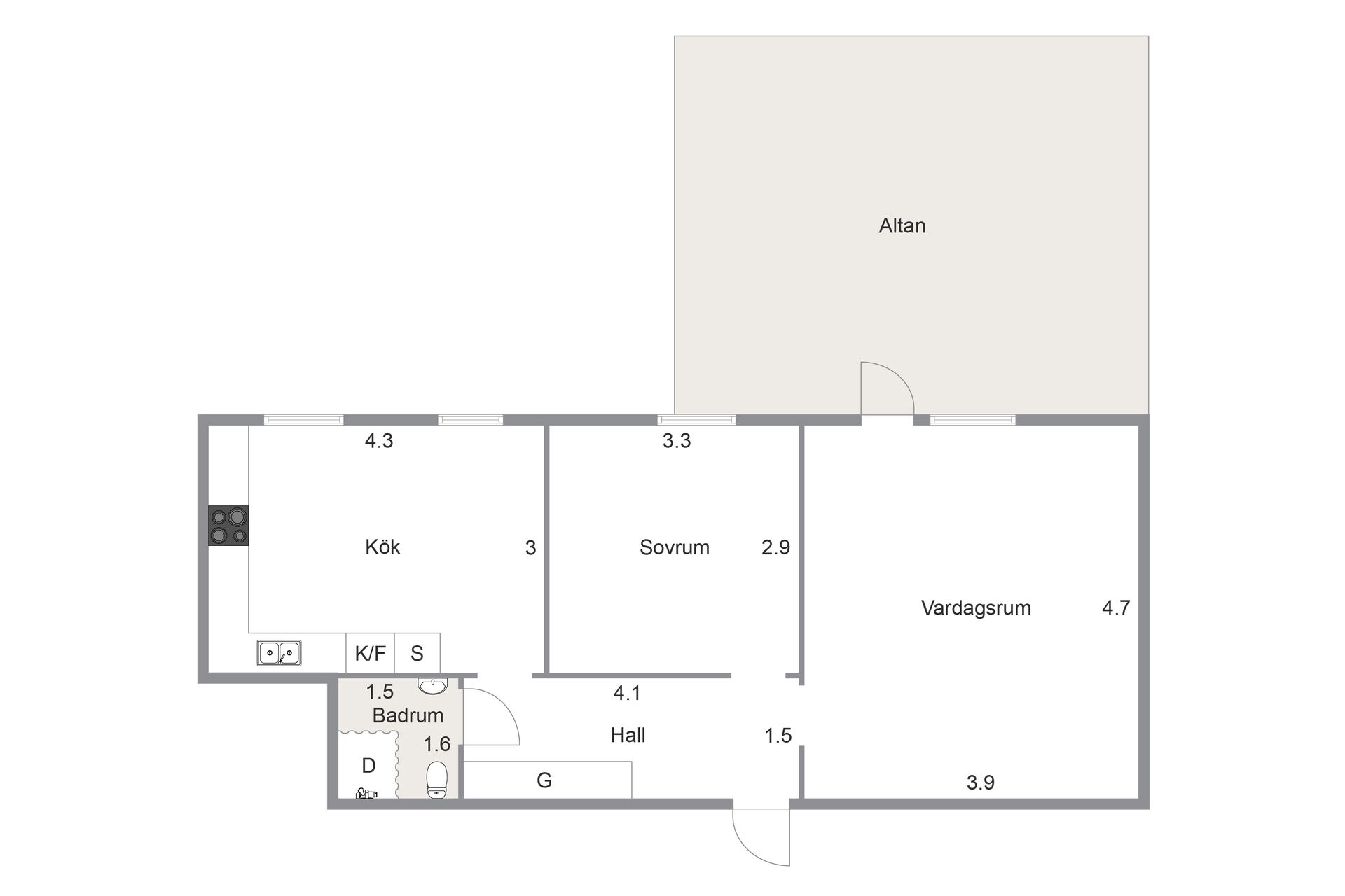 Bostadsrätt, Peter Baggegatan 8A, Stavre, Trollhättan