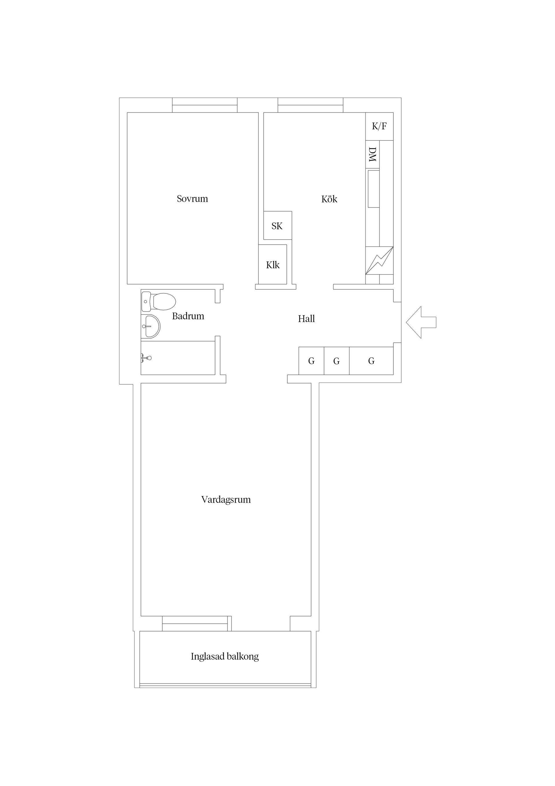 Bostadsrätt, Nordlinds Väg 100C, Slottsstaden, Malmö