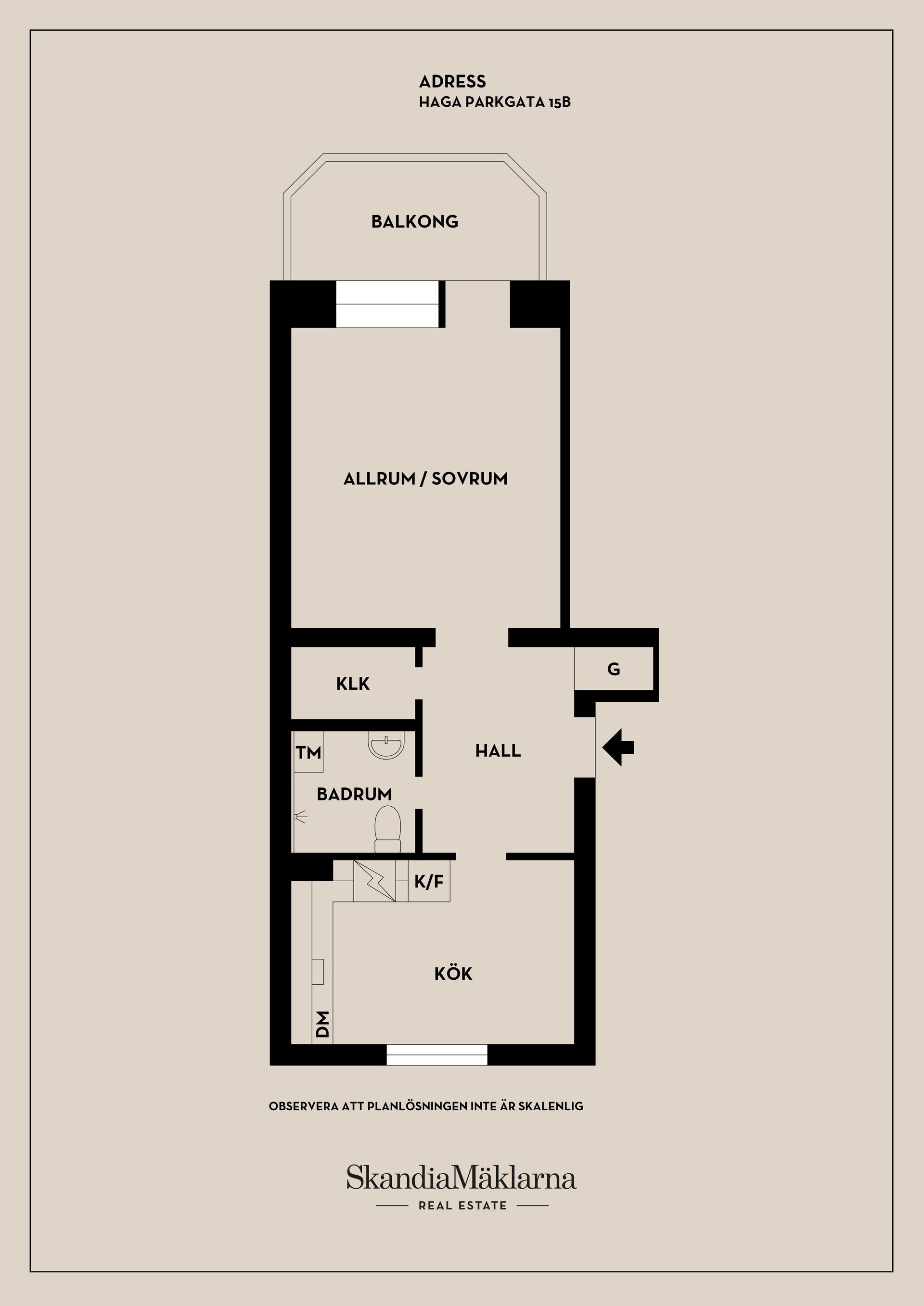 Bostadsrätt, Haga parkgata 15B, Västerås