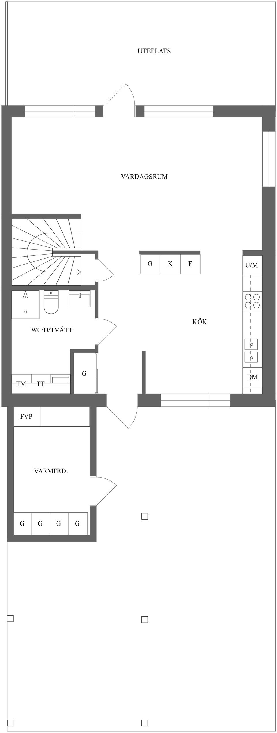 Radhus, Stensötavägen 58B, Svärtinge - Skogsbacke, Norrköping