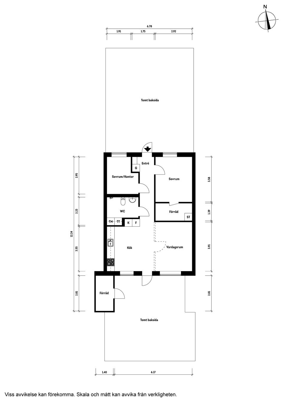 Radhus, Örngatan 12B, Bofinken, Klippan