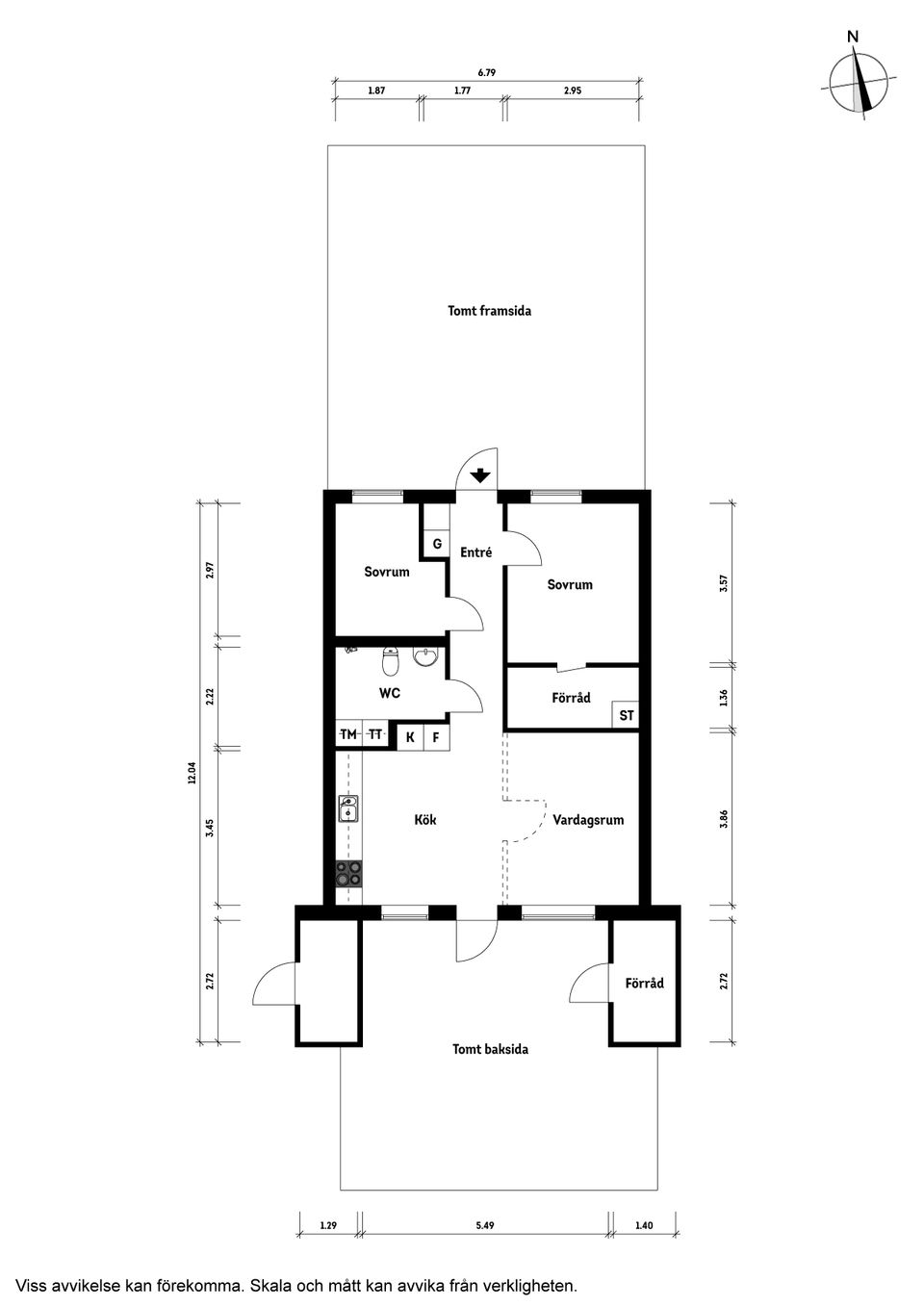 Radhus, Örngatan 12F, Bofinken, Klippan