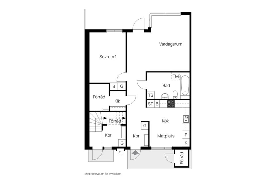 Bostadsrätt, Lyckåsvägen 7a, Anderstorp, Gislaved