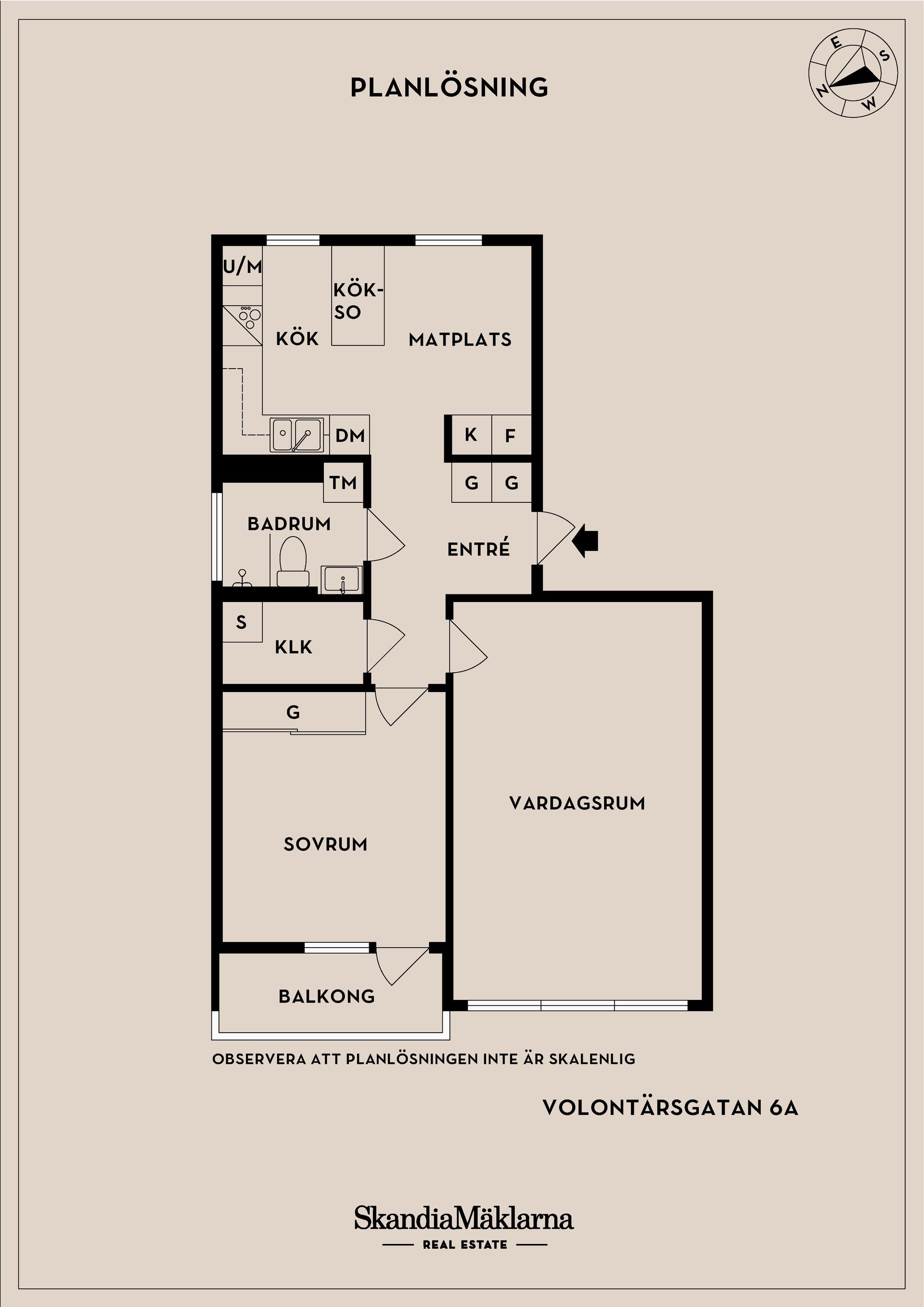 Bostadsrätt, Volontärsgatan 6A, Västra Berga, Helsingborg