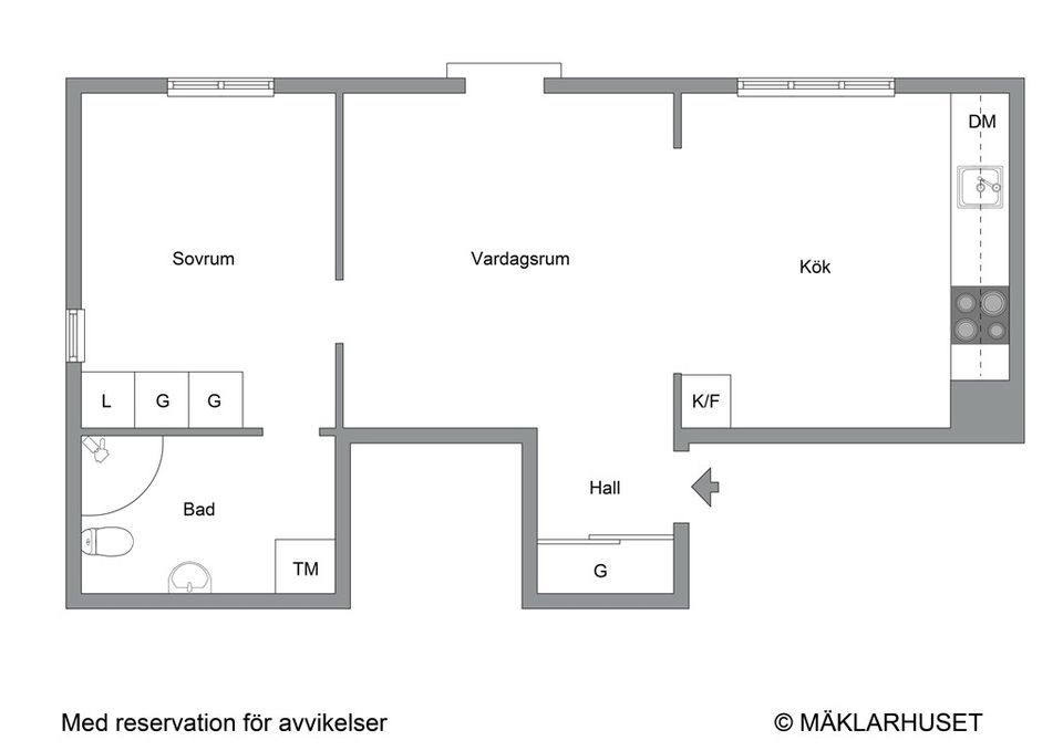 Bostadsrätt, Kanalstigen 34, Centrala Sundbyberg, Sundbyberg