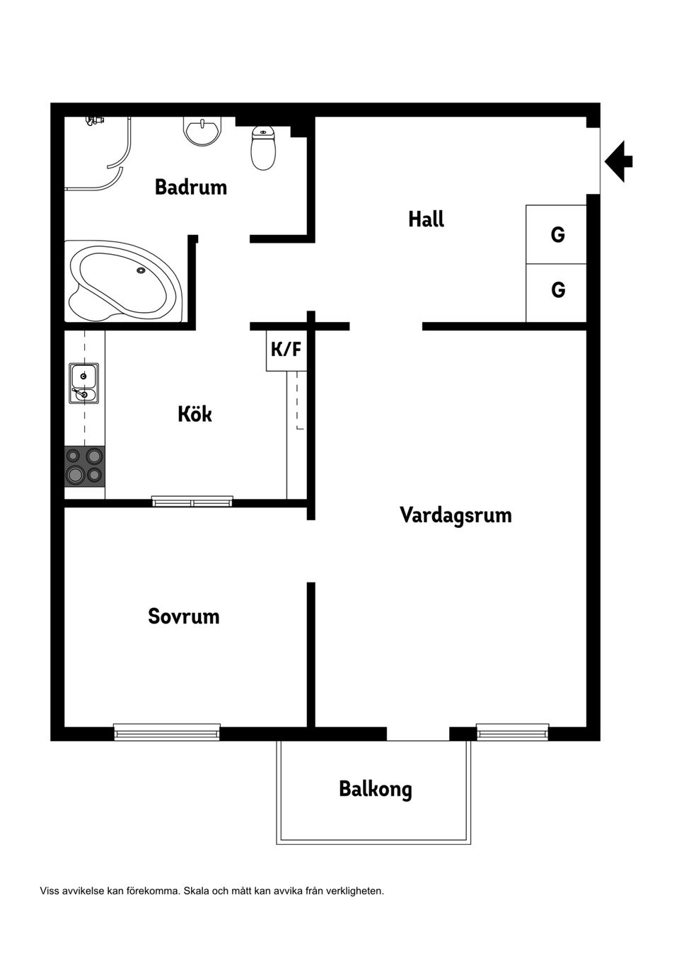 Bostadsrätt, Sigyns väg 2 B, Centrala Nynäshamn, Nynäshamn