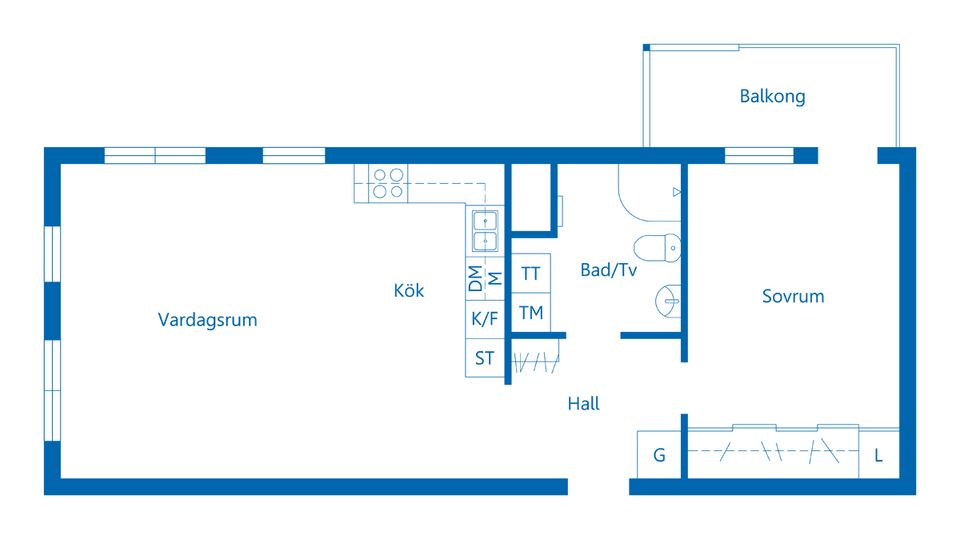 Bostadsrätt, Odengatan 2A, Centrala Norrtälje, Norrtälje