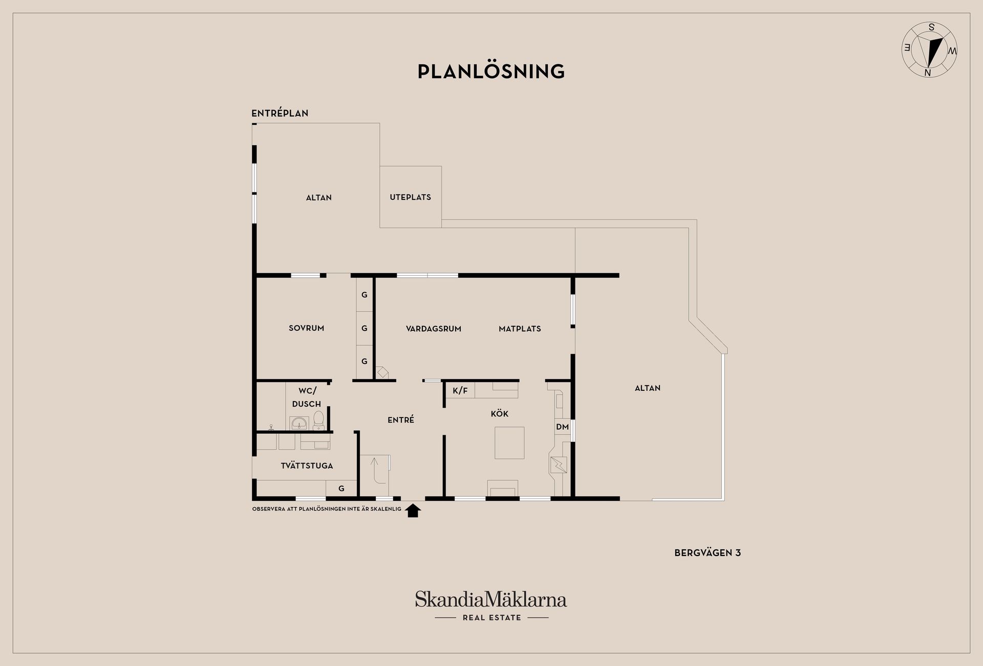 Villa, Bergvägen 3, Sparreholm, Flen