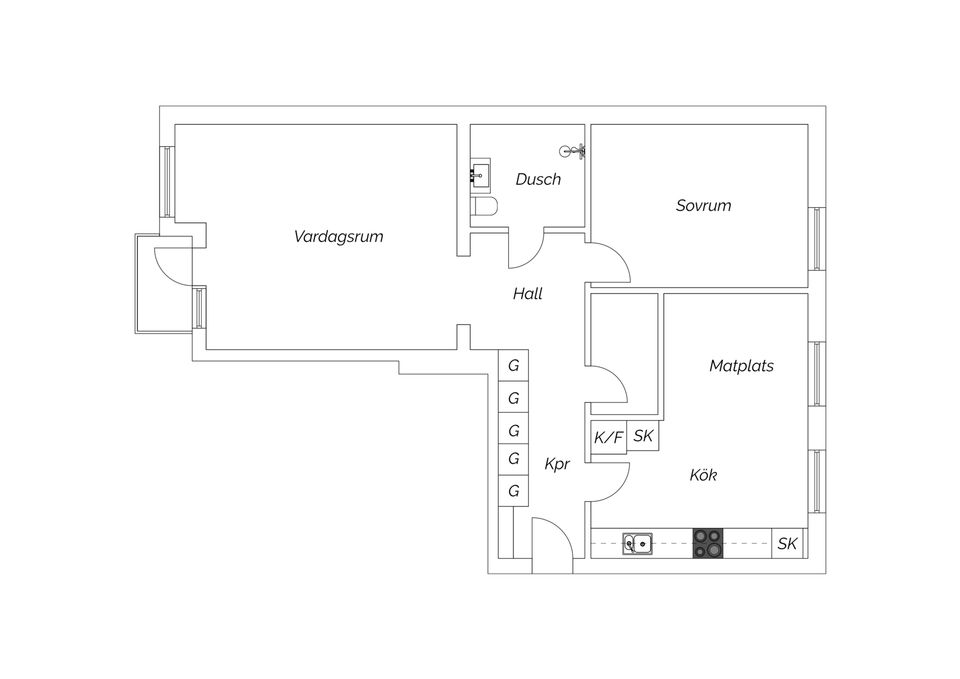 Bostadsrätt, Vapelvägen 10C, Skönsmon, Sundsvall