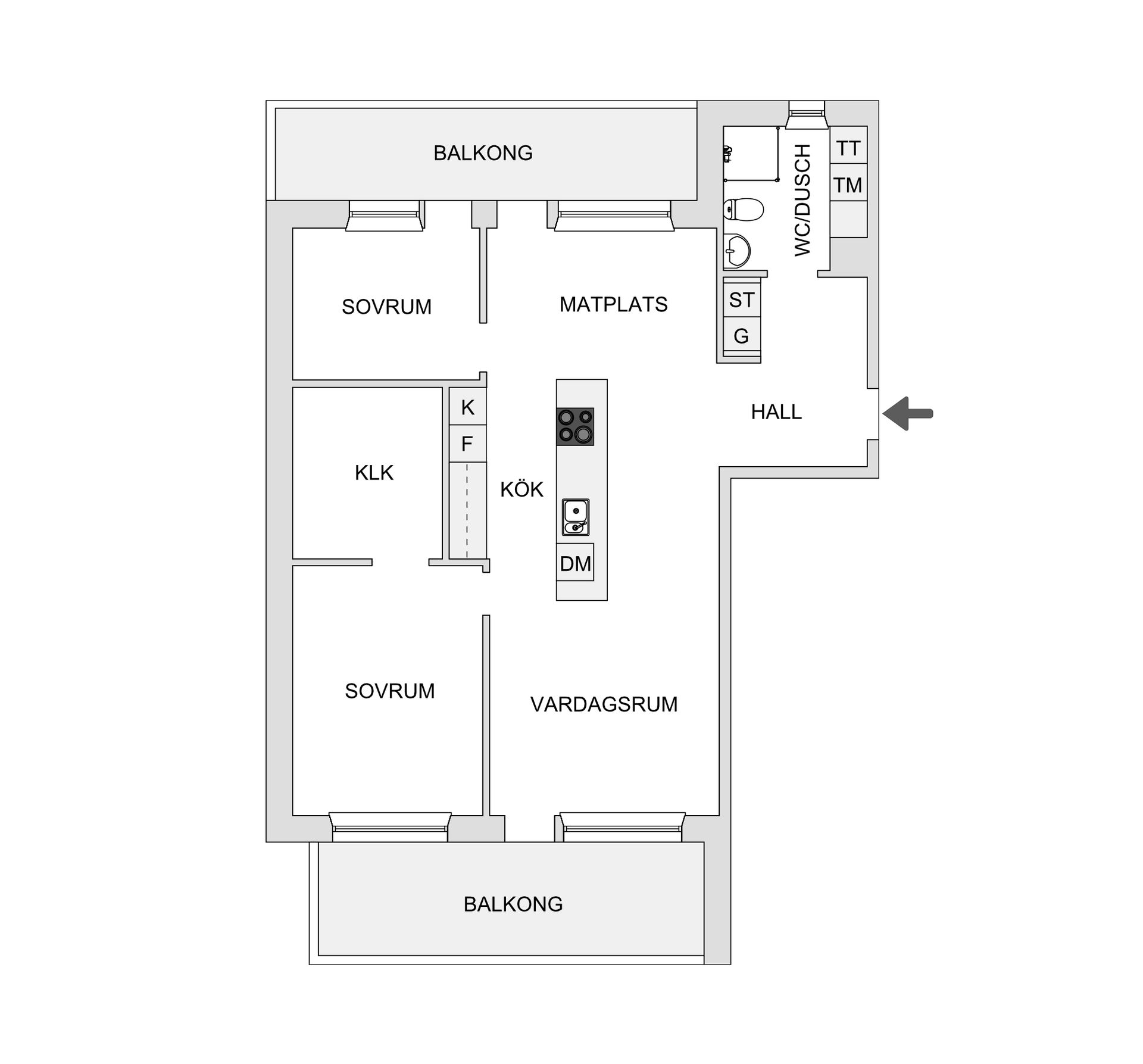 Bostadsrätt, Kålgårdsgatan 29, Kålgården, Jönköping