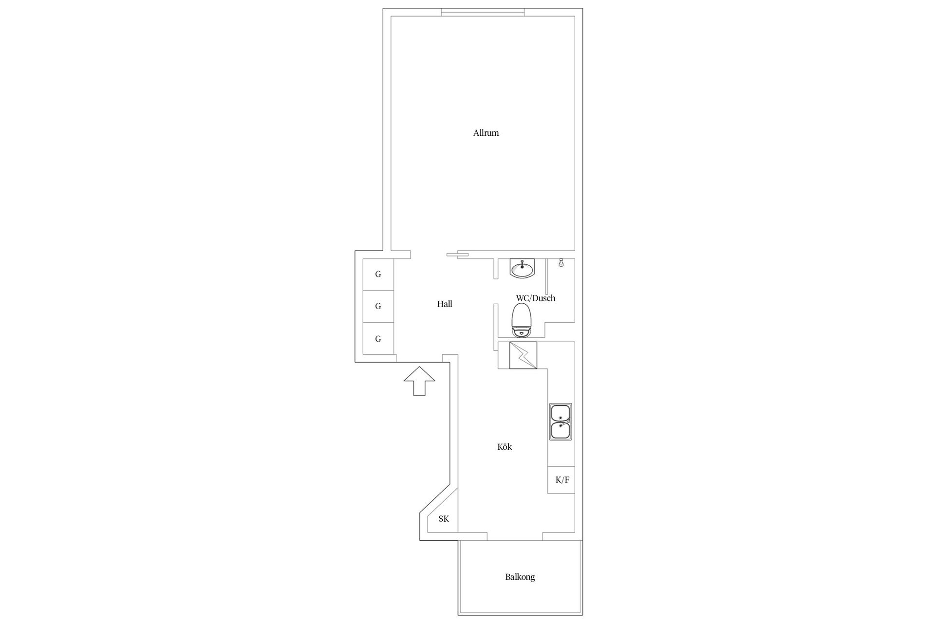 Bostadsrätt, Vindragaregatan 8A, Centrala Hisingen, Göteborg