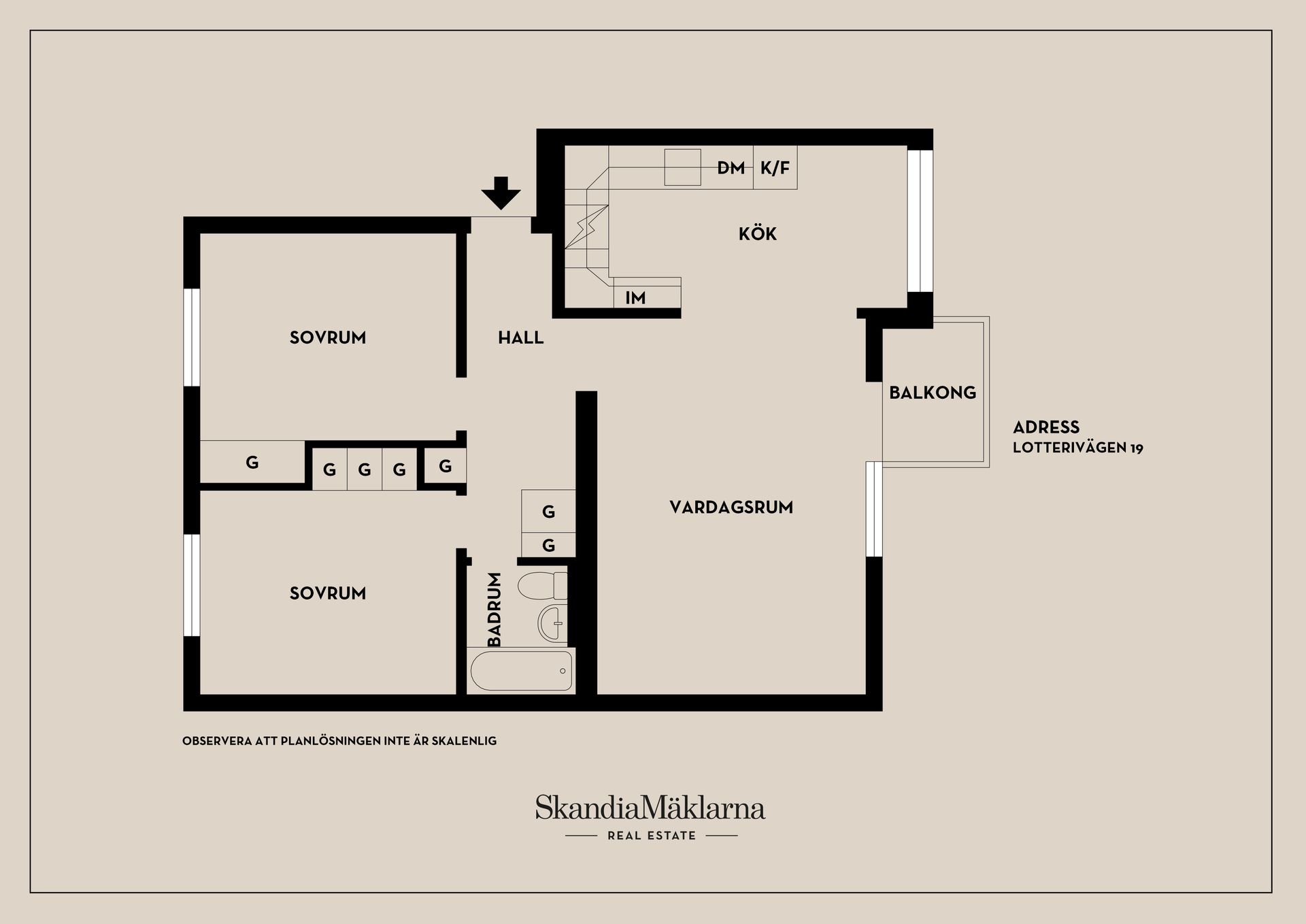 Bostadsrätt, Lotterivägen 19, Hägerstensåsen, Stockholm