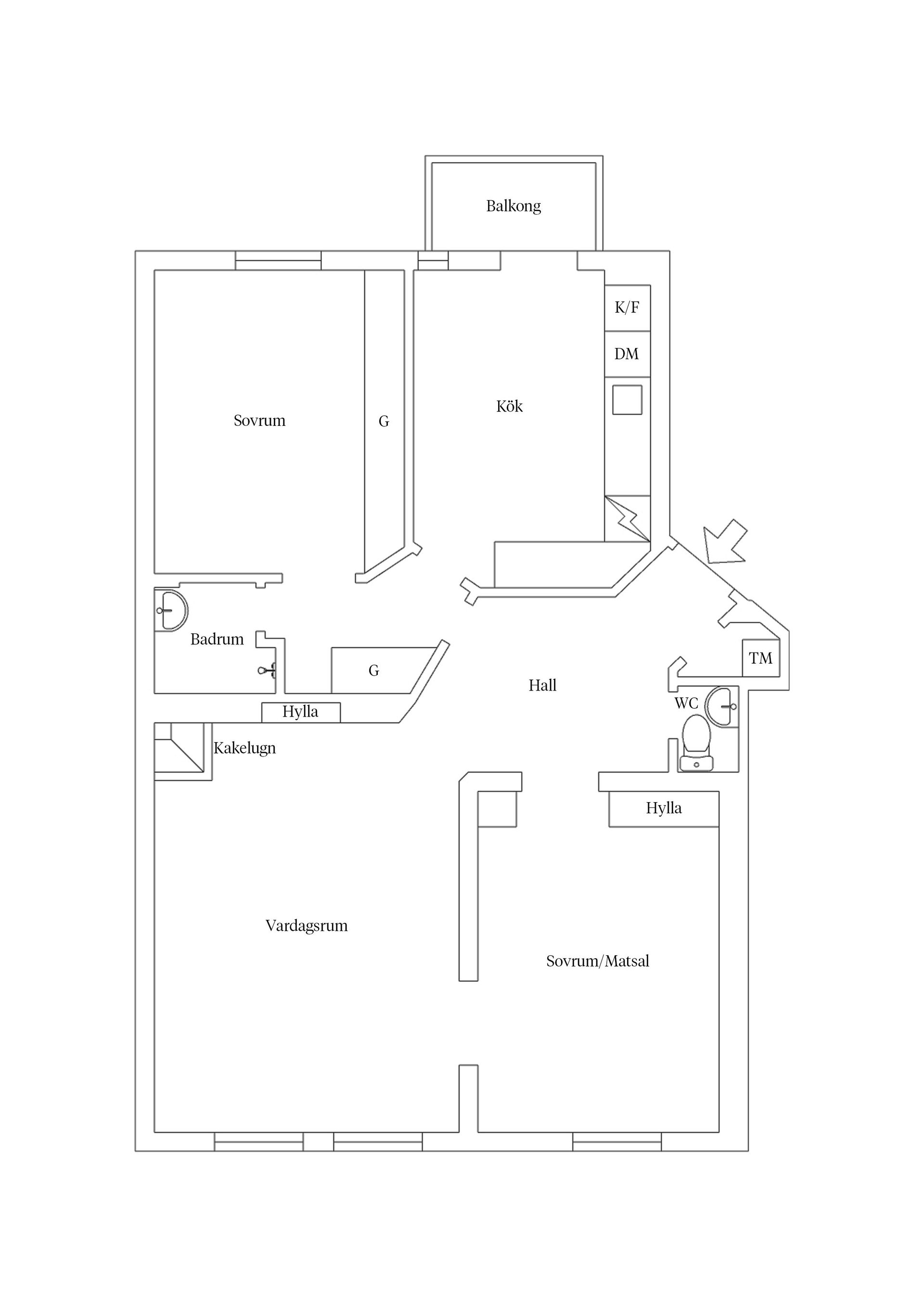 Bostadsrätt, Upplandsgatan 58A, 4 tr, Vasastan - Odenplan, Stockholm