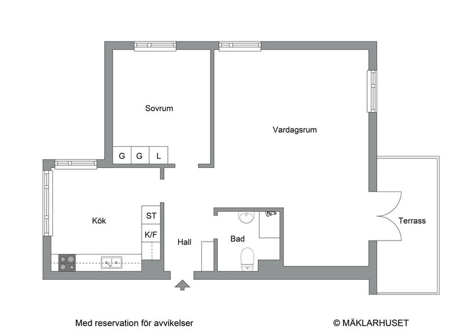Bostadsrätt, Götgatan 2, Centrala Sundbyberg, Sundbyberg