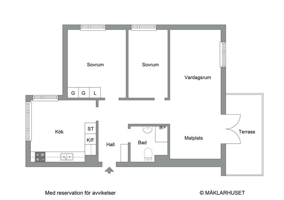 Bostadsrätt, Götgatan 2, Centrala Sundbyberg, Sundbyberg