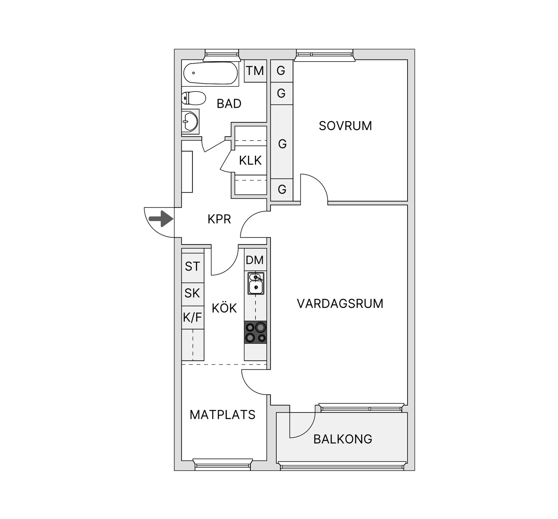 Bostadsrätt, Lidnersgatan 15, Nyby, Uppsala
