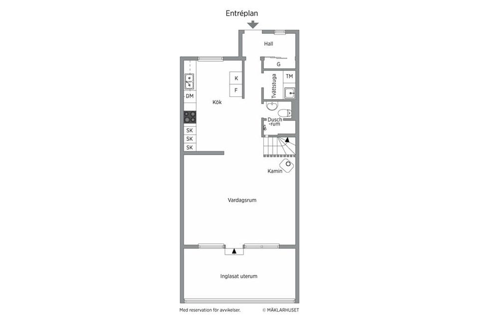 Radhus, Furuvägen 56, Hälletorp, Härnösand