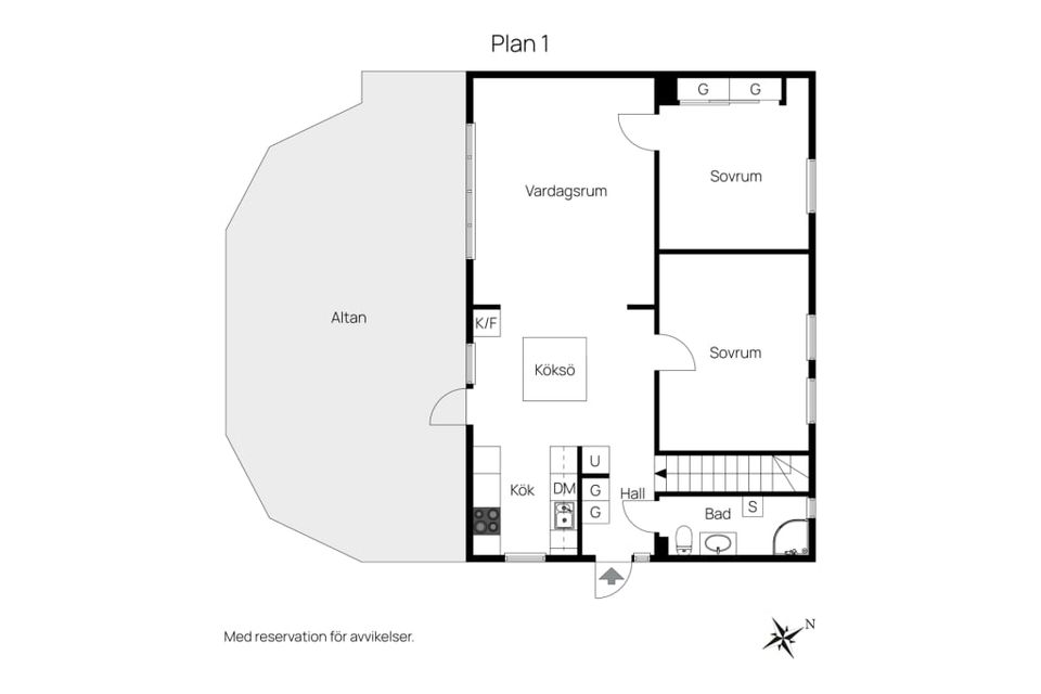 Villa, Kerstinvägen 5C, Borås