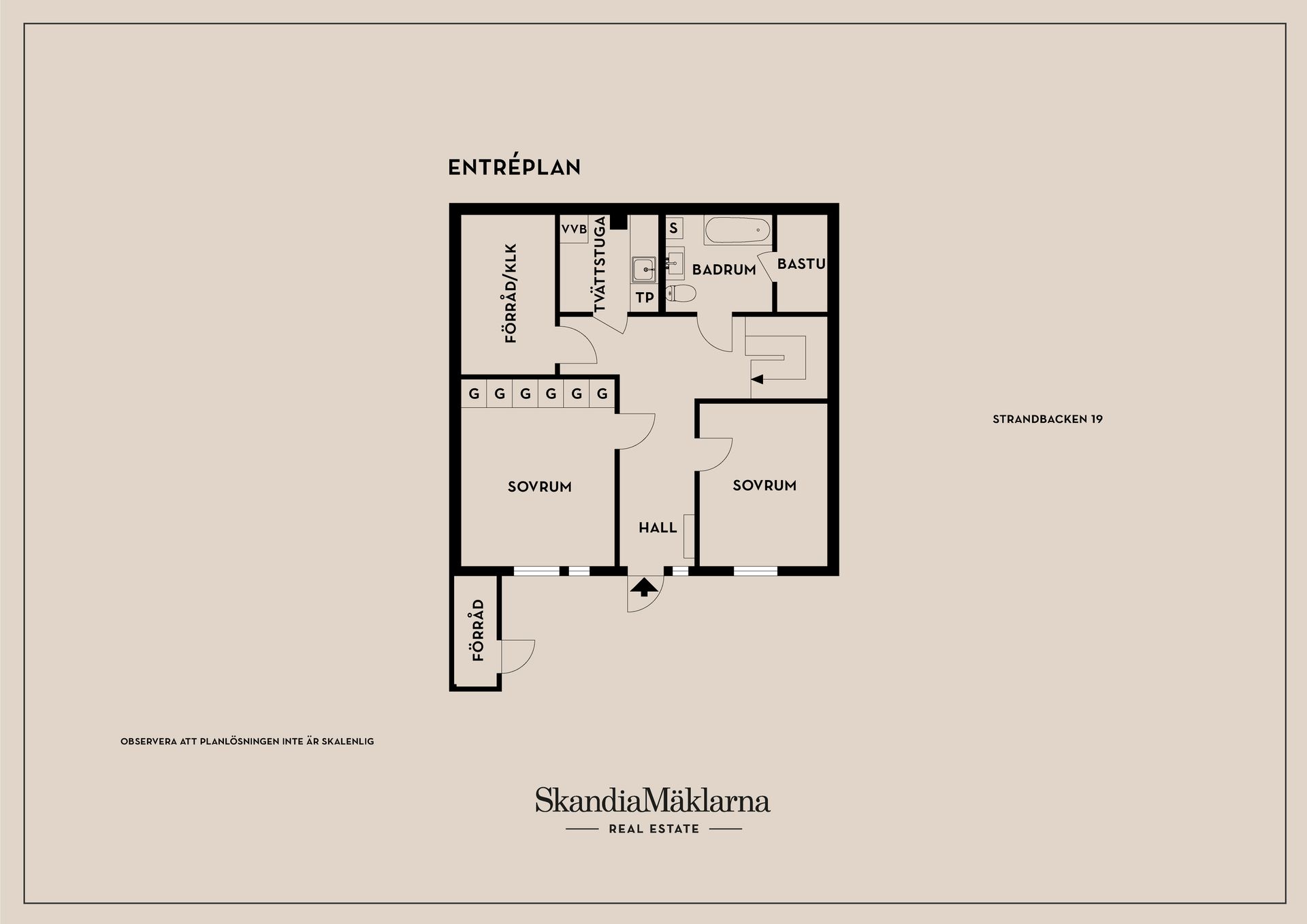 Villa, Strandbacken 19, Uttran, Botkyrka