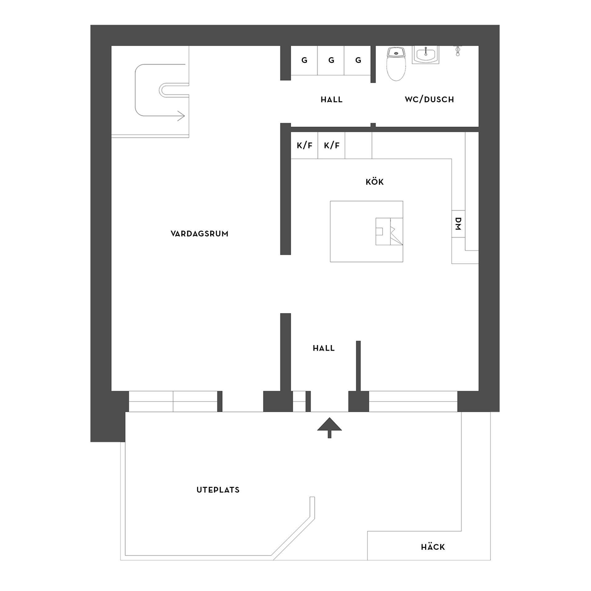 Bostadsrätt, Järnvägsgatan 22C, Höör-Centralt, Höör