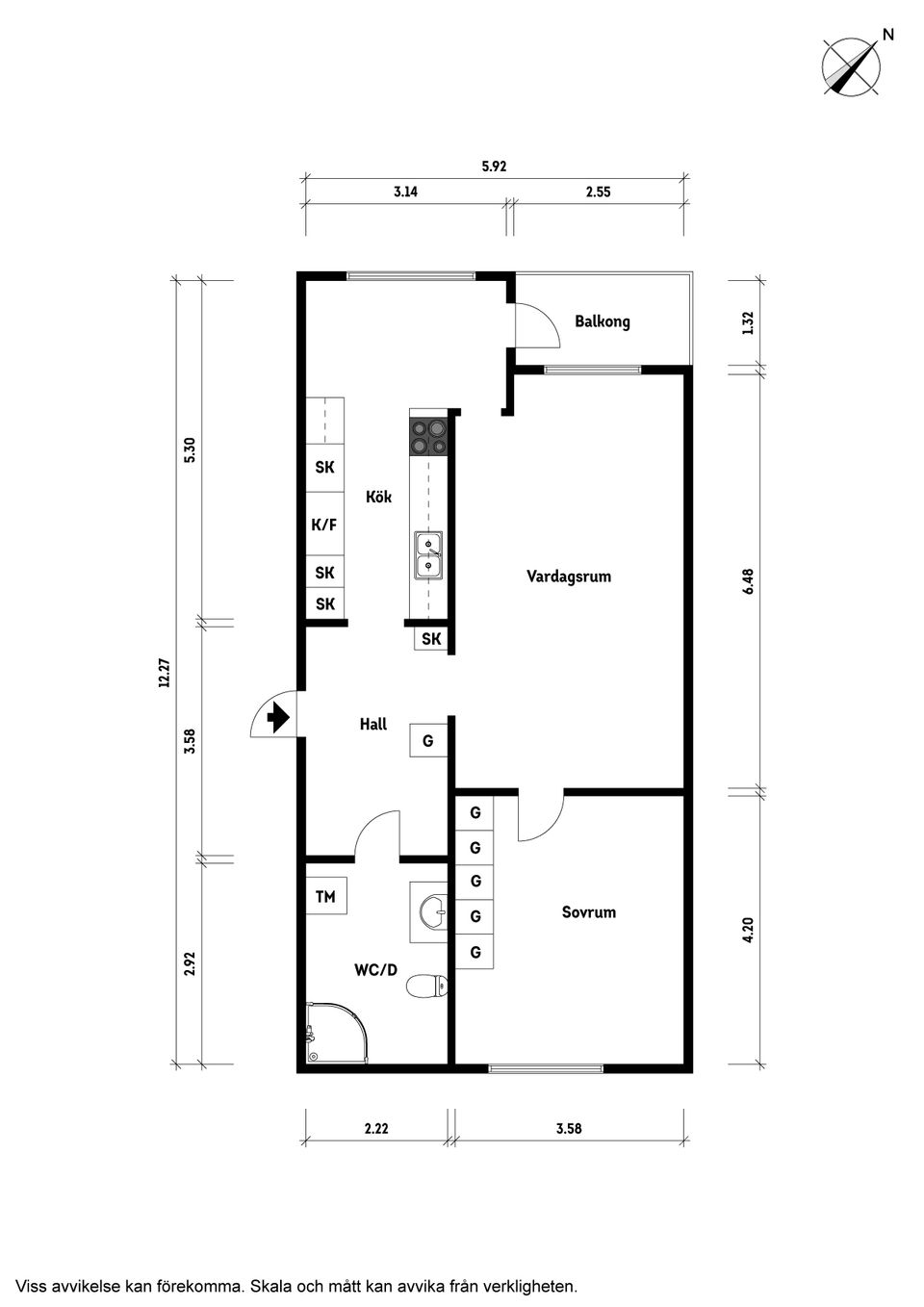 Bostadsrätt, Beryllgatan 22, Norra Tynnered, Göteborg