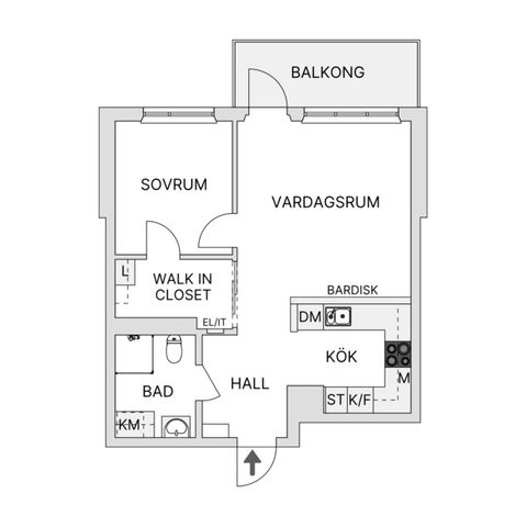 Bostadsrätt, Tegelviksgatan 18, Södermalm - Norra Hammarbyhamnen, Stockholm