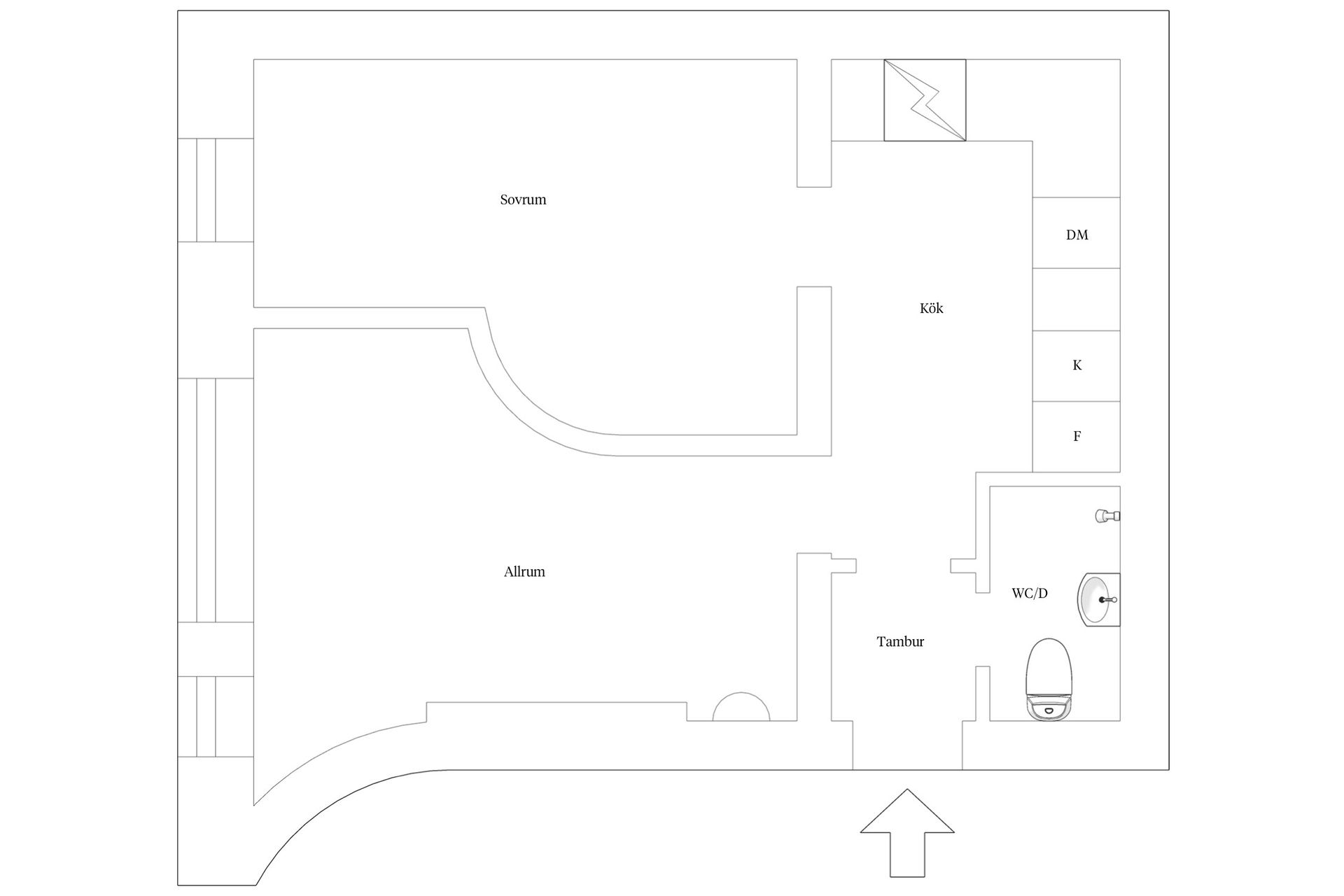 Bostadsrätt, Karl X Gustavs gata 30, Tågaborg, Helsingborg